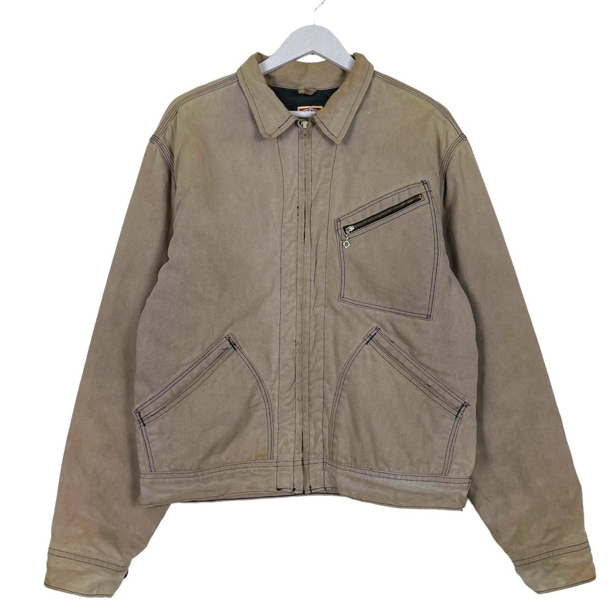 Other 💥90 CARTERS USA DUCK CANVAS BIKER JACKET Size US M / EU 48-50 / 2 - 1 Thumbnail