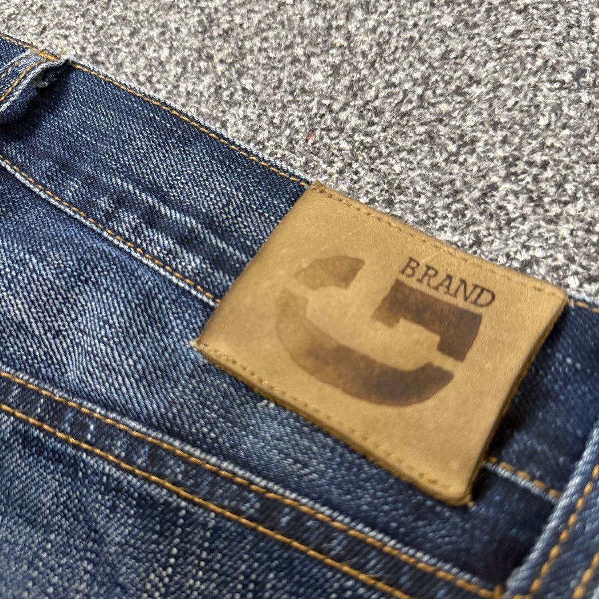 G-Star 🔥🇯🇵 Japanese Distressed Raw G-Brand Hard HoneyComb Denim Size US 29 - 13 Thumbnail