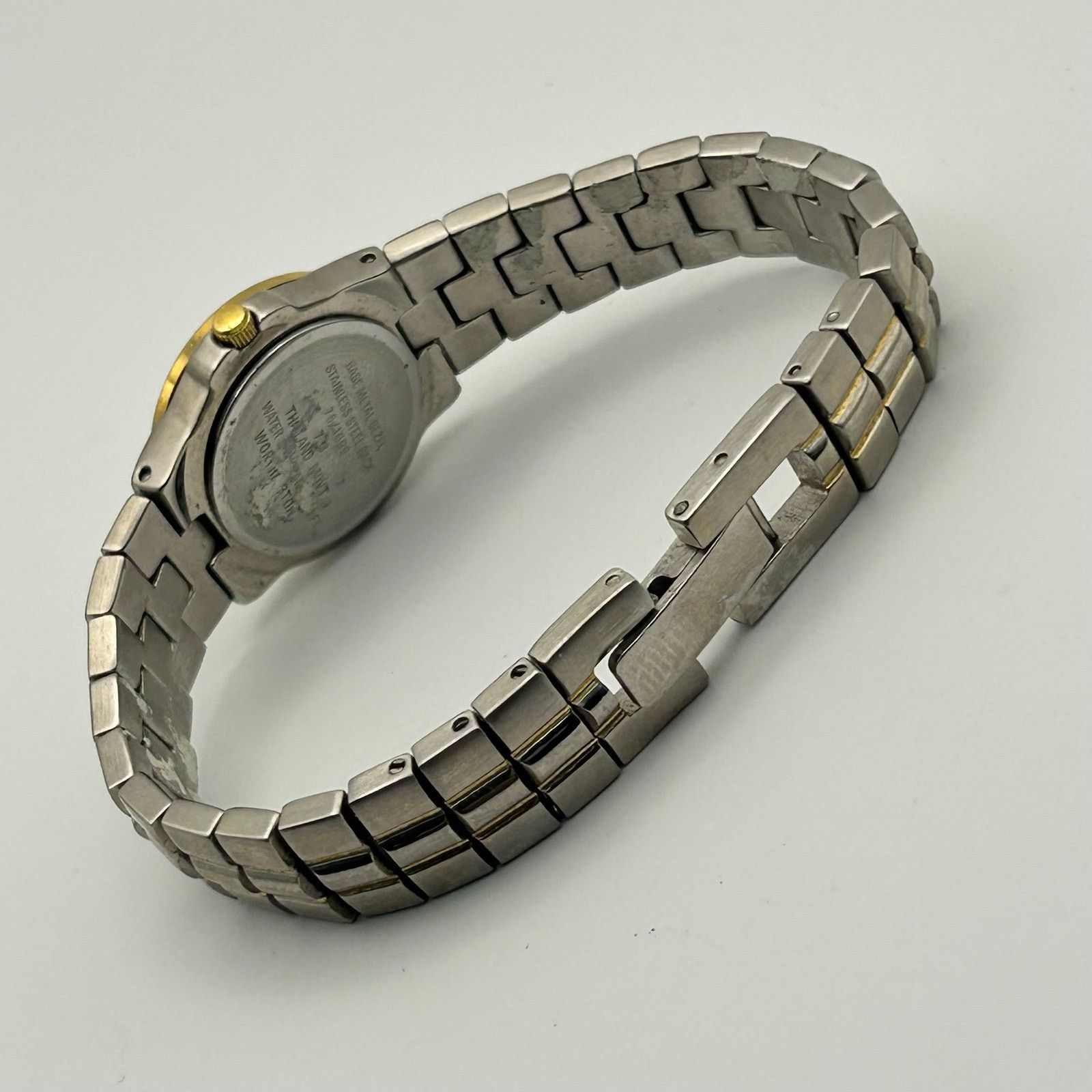 Worthington Worthington Two Tone Crystal Bezel Women’s Quartz Watch Size ONE SIZE - 5 Thumbnail