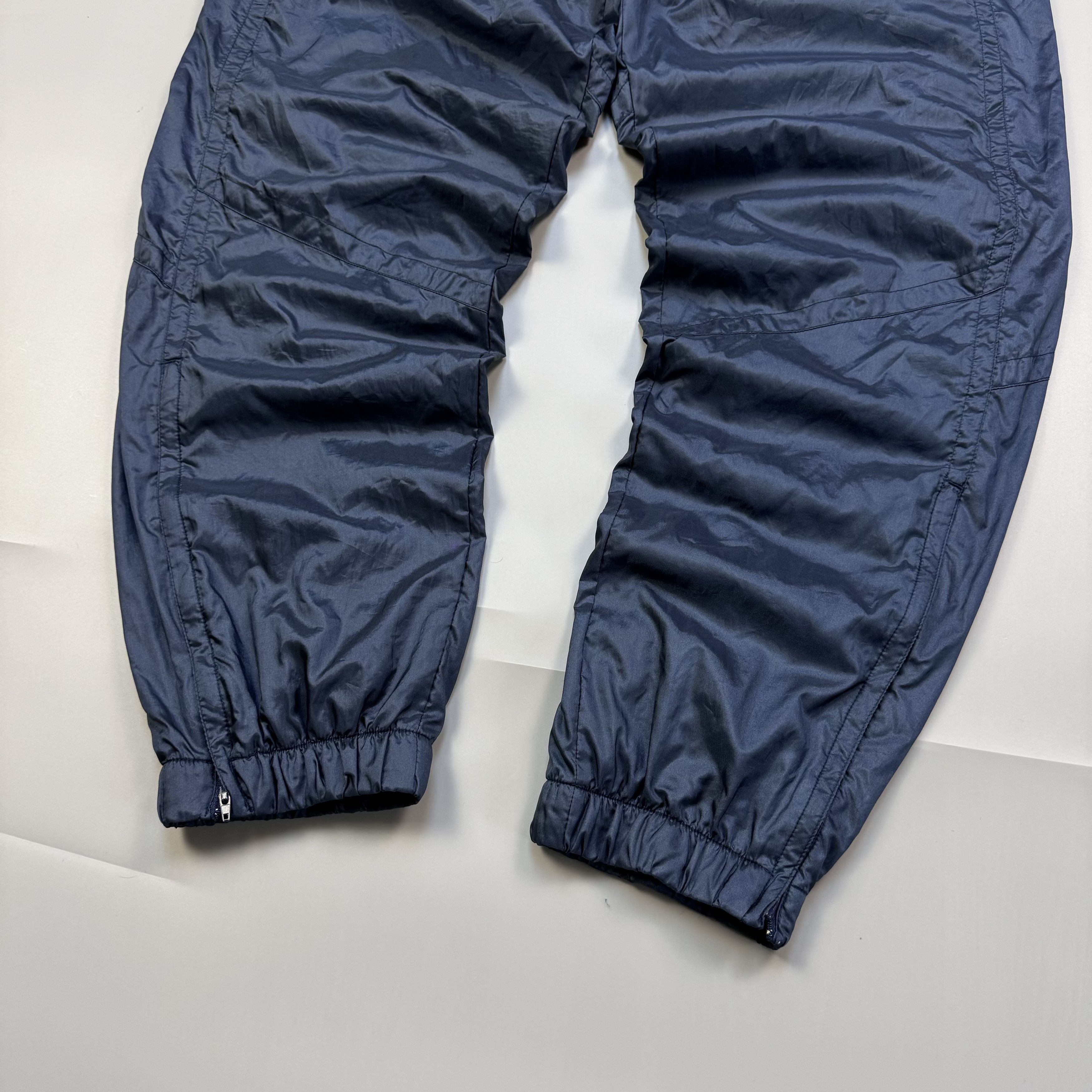 Nike × Vintage NIKE PREMIER 90S VINTAGE NYLON TRACK PANTS METALLIC BLUE Size US 34 / EU 50 - 7 Thumbnail