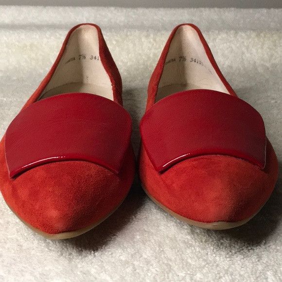 Other Paul Green Teddy Pointed Toe Flats in Red (US 7.5) Size US 7.5 / IT 37.5 - 3 Thumbnail