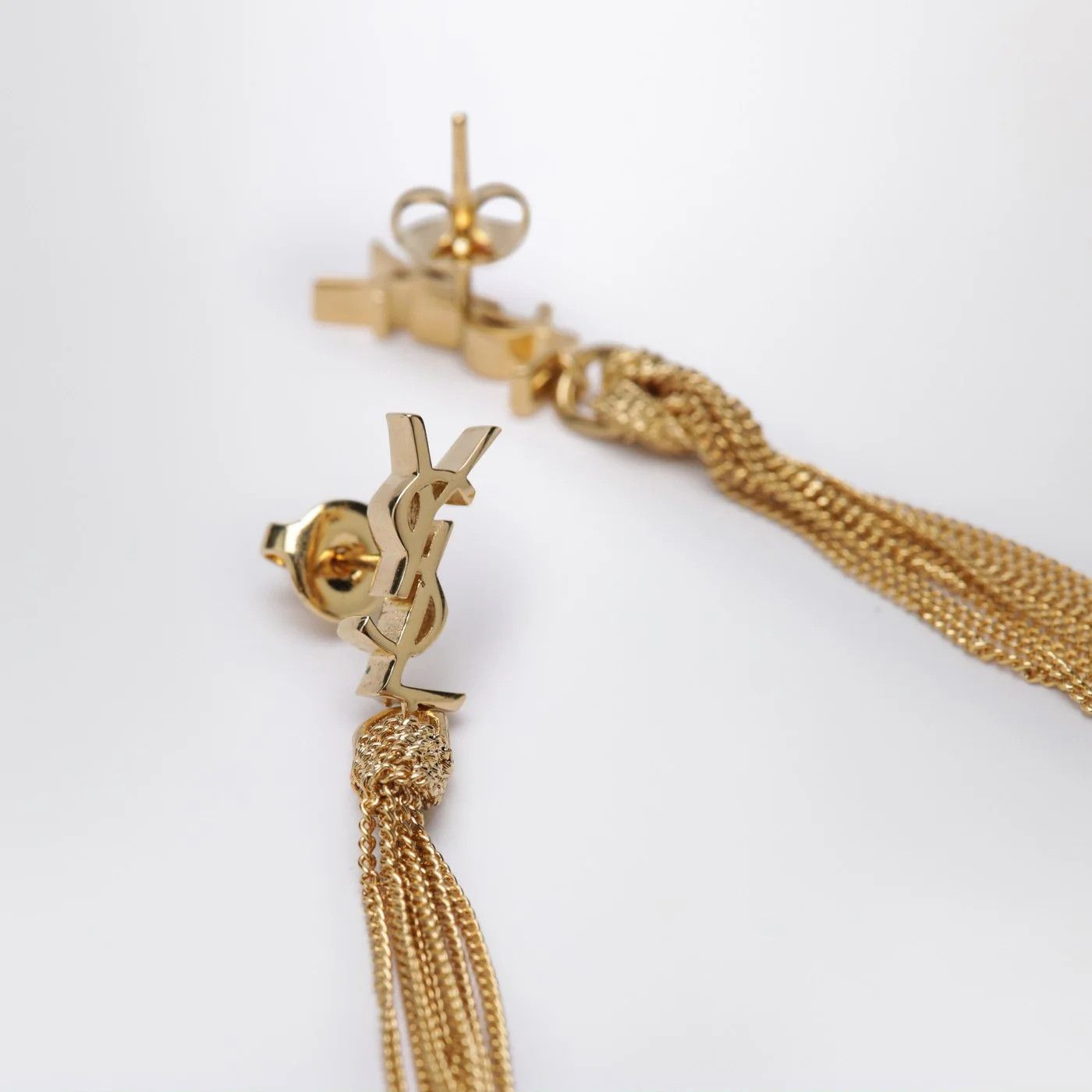Saint Laurent Paris o1d2blof0526 Size: OS / Cassandre Pendant Earrings in Gold Size ONE SIZE - 3 Thumbnail