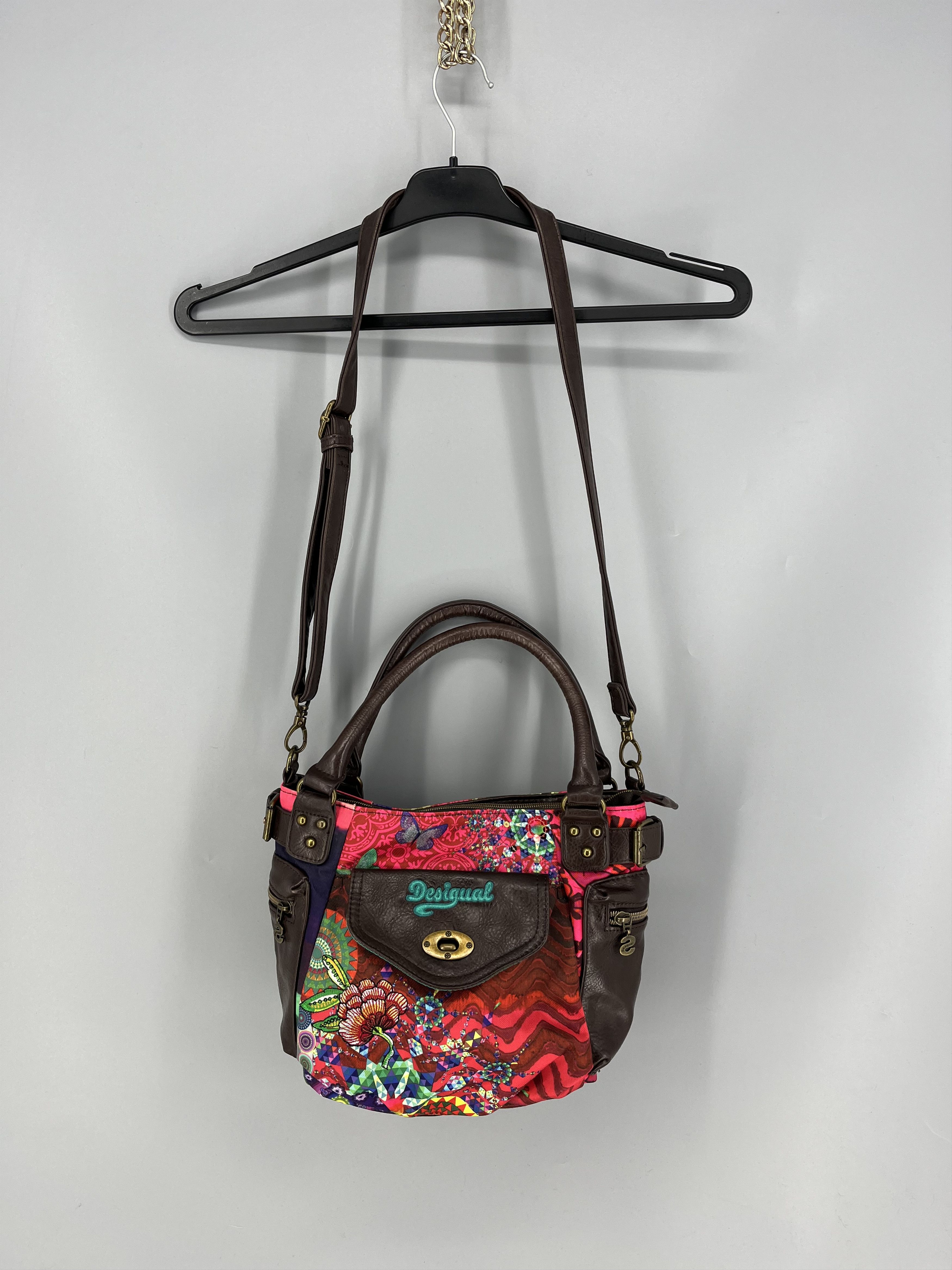 Desigual Desigual Handbag Satchel Rainbow Authentic hand Bag Size ONE SIZE - 1 Thumbnail