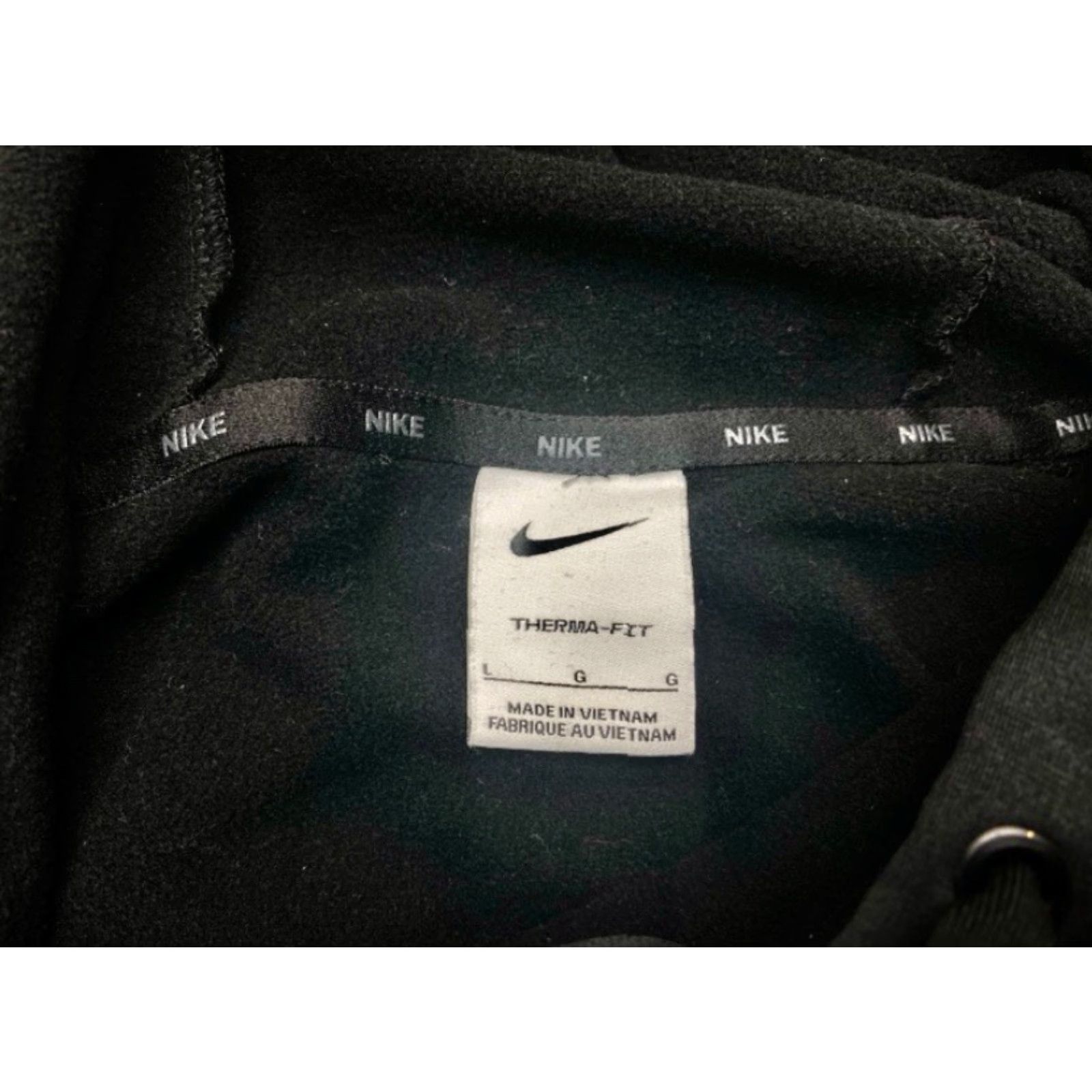 Nike Nike Therma-Fit Men's Large Training Hoodie DQ4842-416 Black Pullover Gray Logo Size US L / EU 52-54 / 3 - 6 Thumbnail