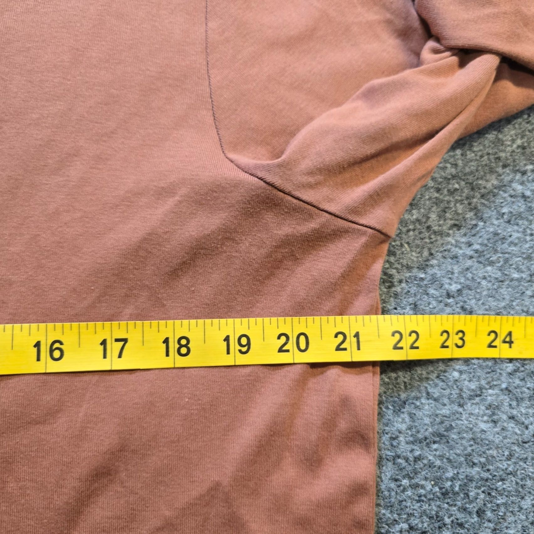 J. Jill J Jill Top Womens XL Henley Long Sleeve Pima Cotton Capsule Brown Orange Casual Shirt Womens XL Size XL / US 12-14 / IT 48-50 - 6 Thumbnail