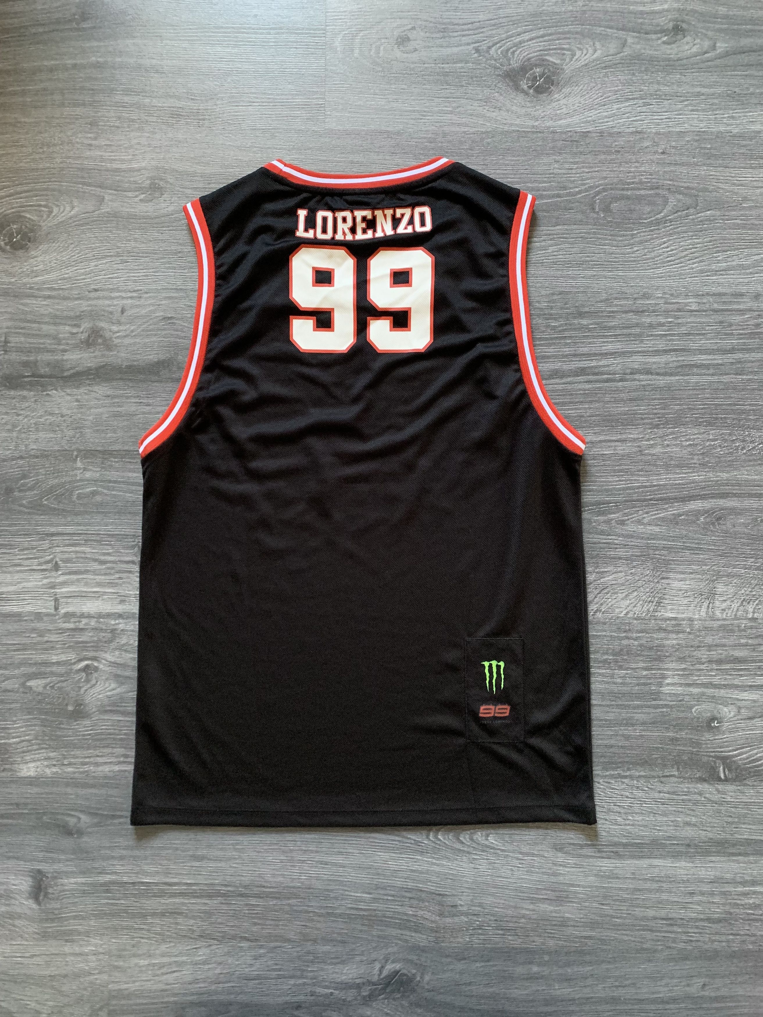 Vintage Monster Basketball Jersey tank top Jorge Lorenzo Size US L / EU 52-54 / 3 - 2 Thumbnail