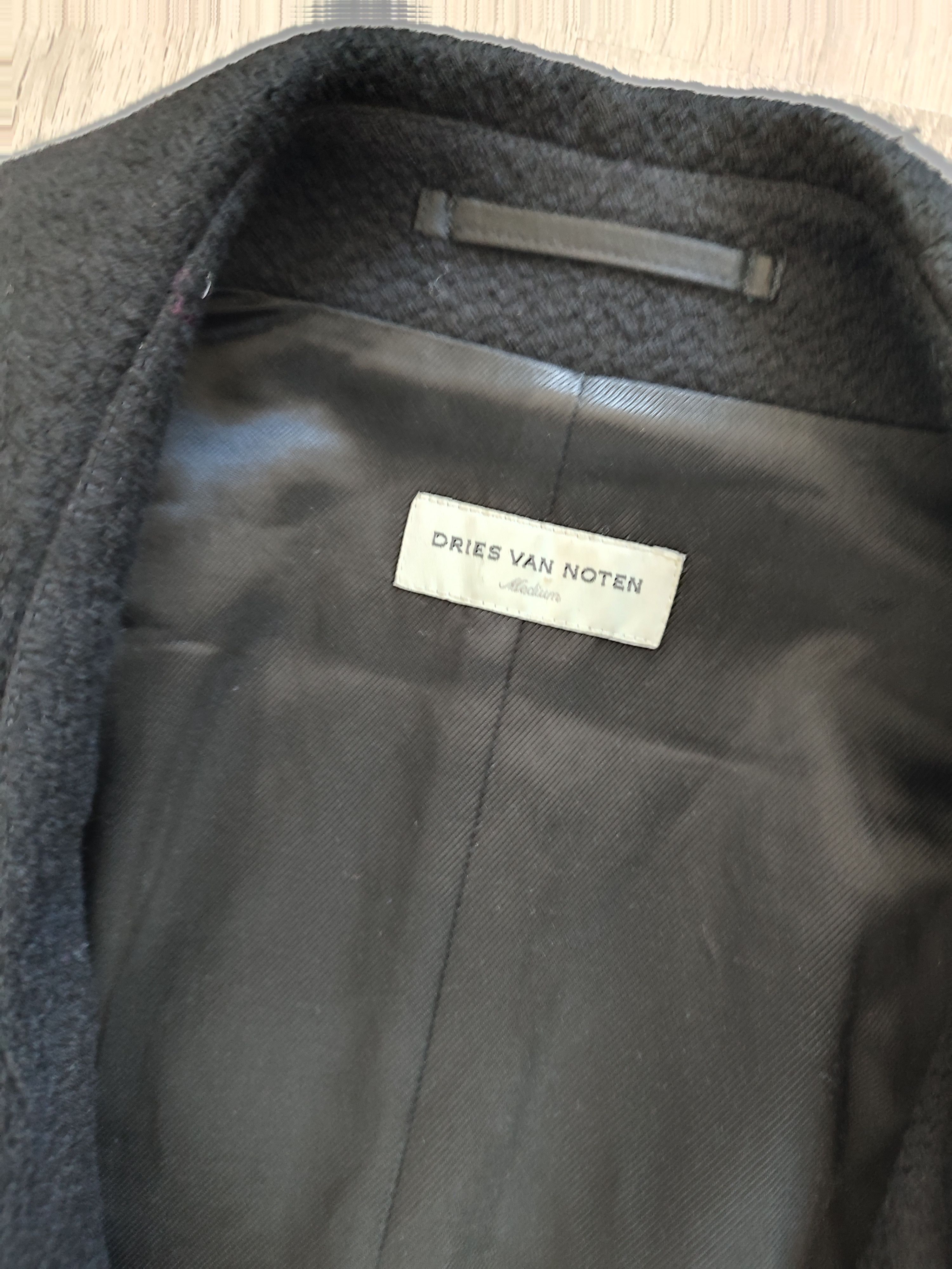 Dries Van Noten Dries Van Noten Black Wool Coat M Size M / US 6-8 / IT 42-44 - 12 Thumbnail