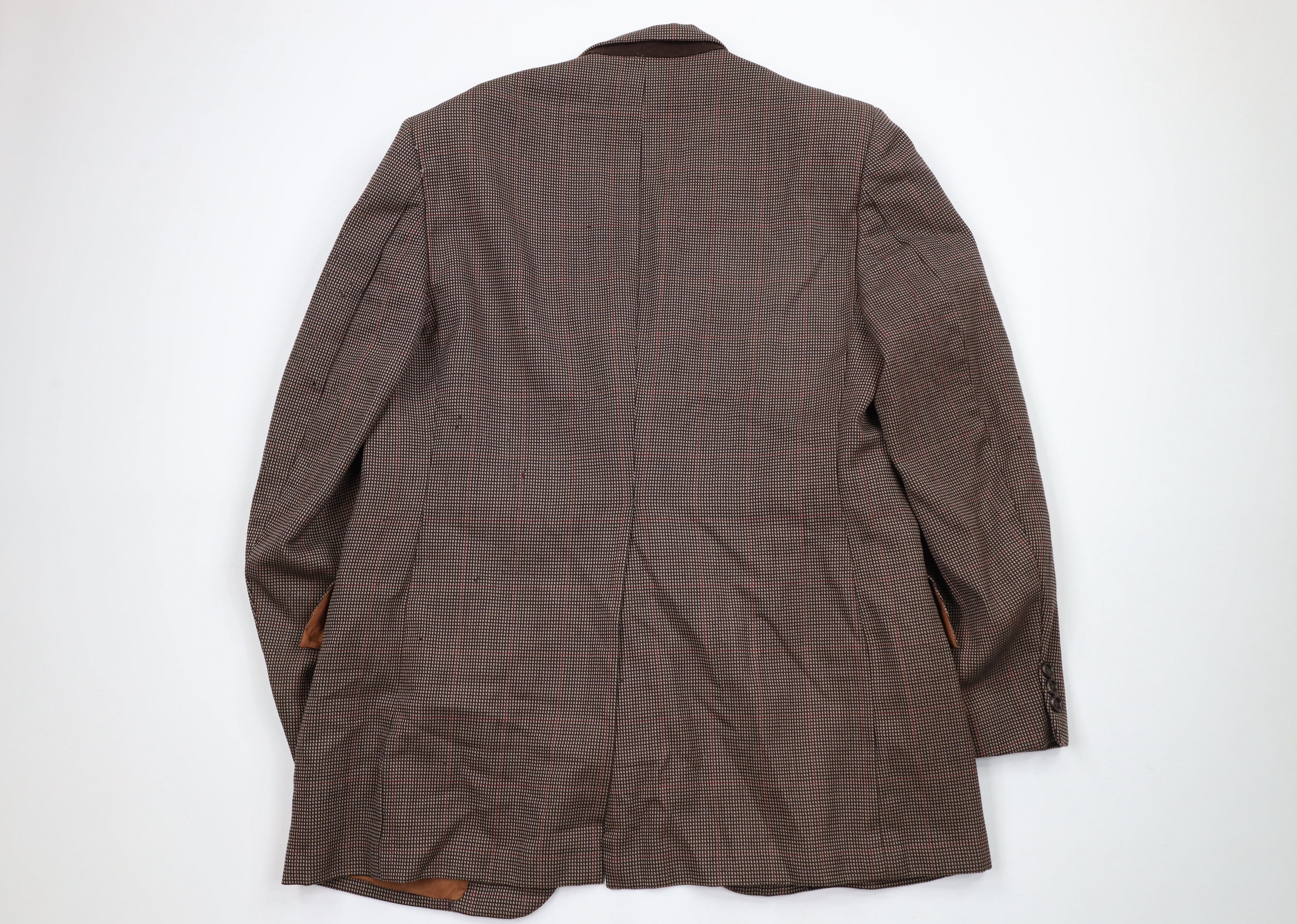 Other Vintage 70s Streetwear Thrashed 2 Piece Heavy Wool Suit Size 40L - 8 Thumbnail