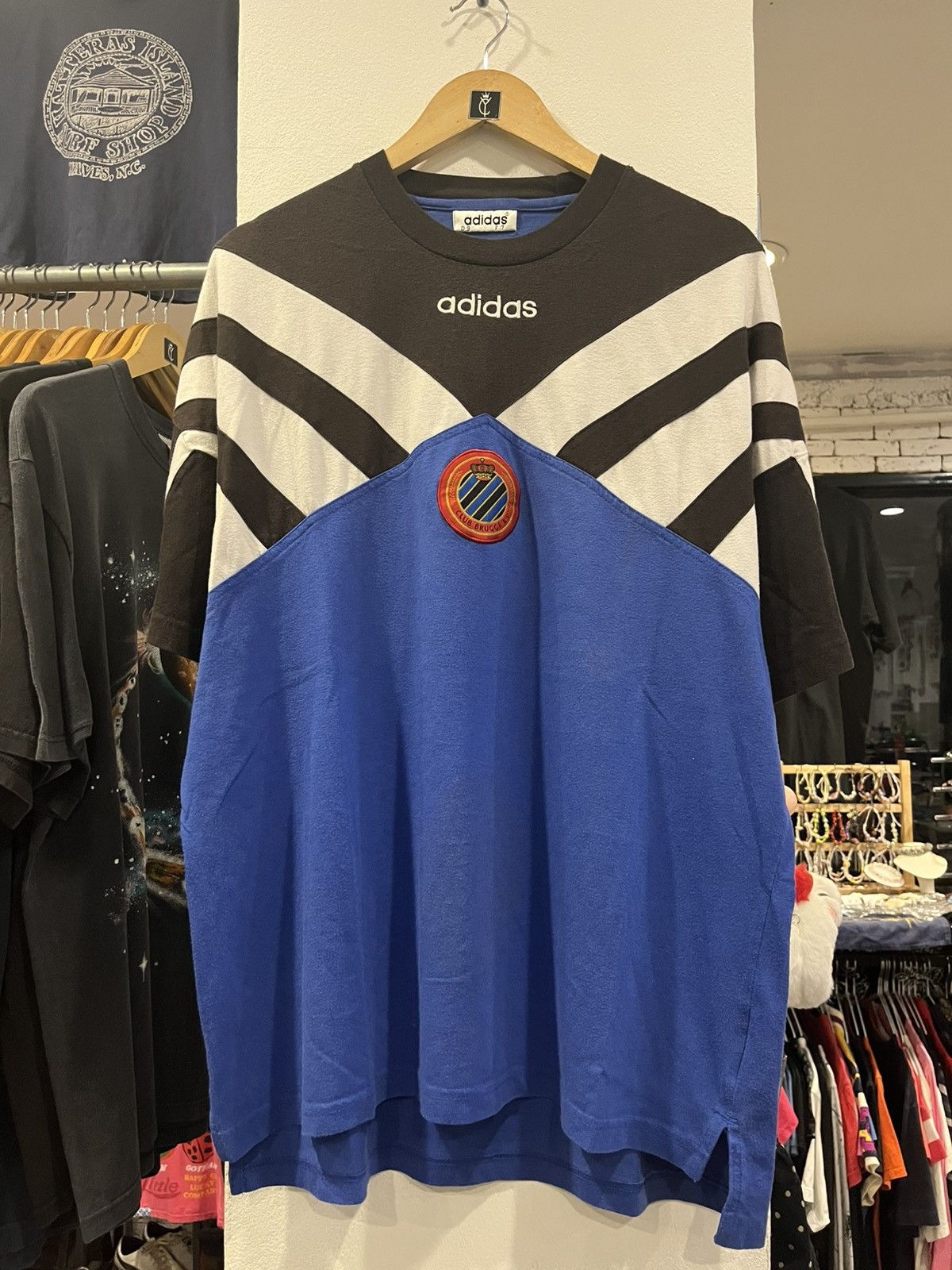 Vintage 90s Adidas Club Brugge T-Shirt
