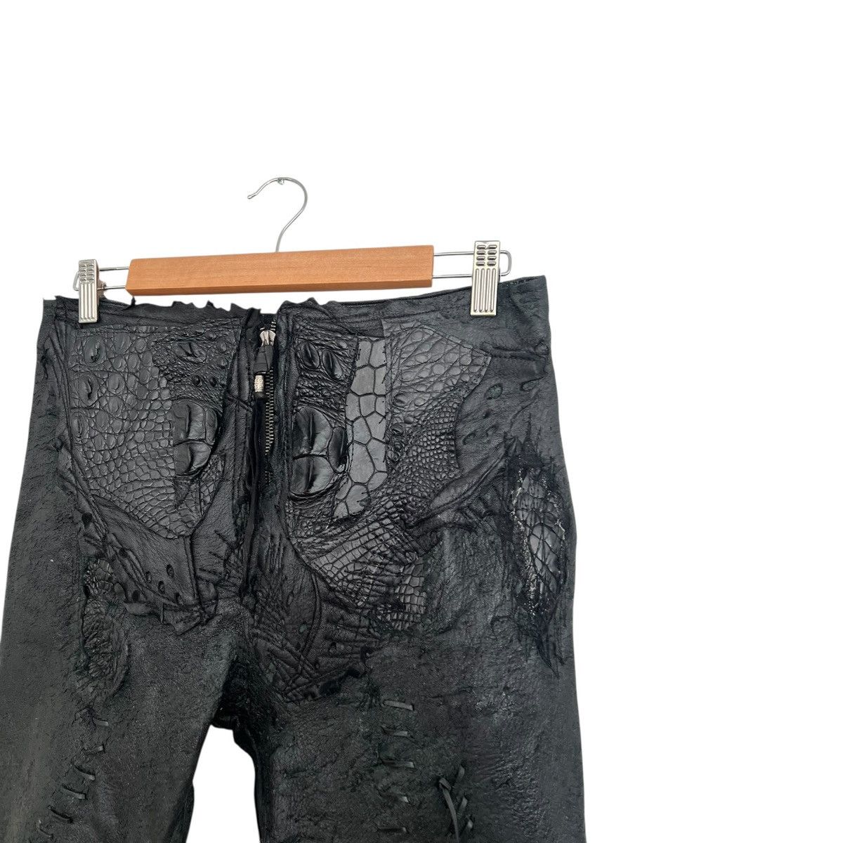 1vfudie multi leather pants