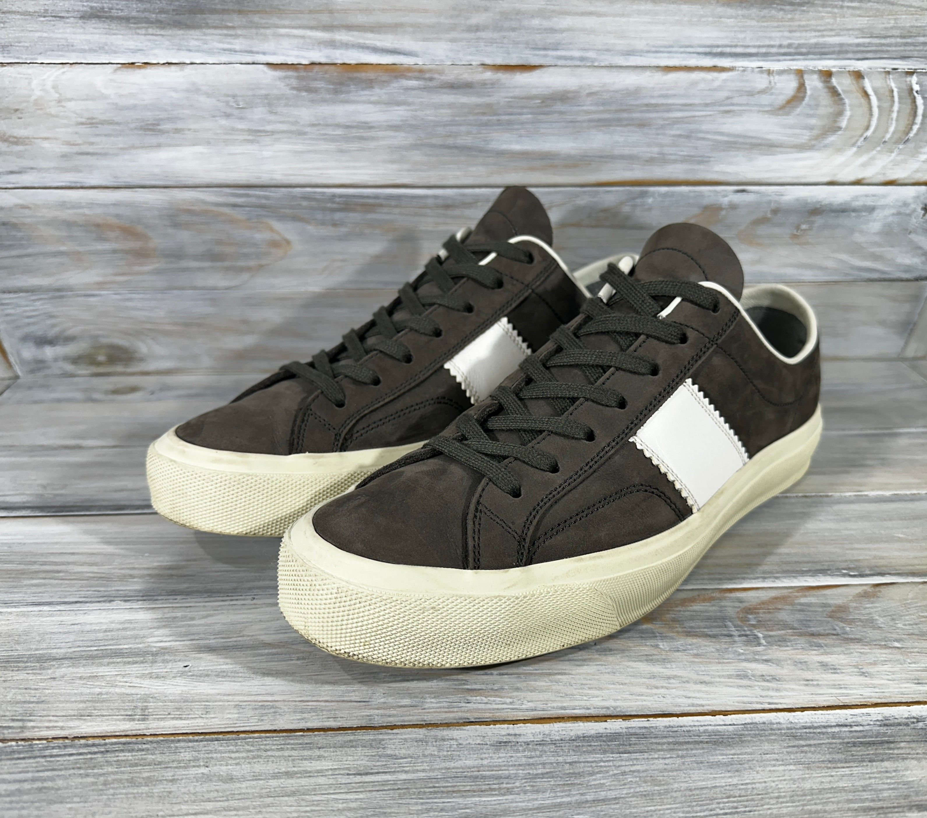 Tom Ford Tom Ford Suede Low Top Sneakers Made In Italy Luxury Brand Size US 7.5 / EU 40-41 - 4 Thumbnail