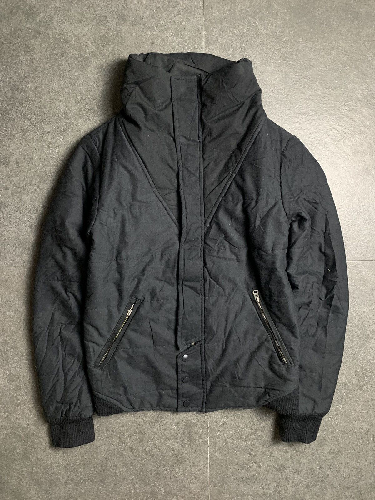 2000s Yaponksii Warm Padded High Neck Jacket