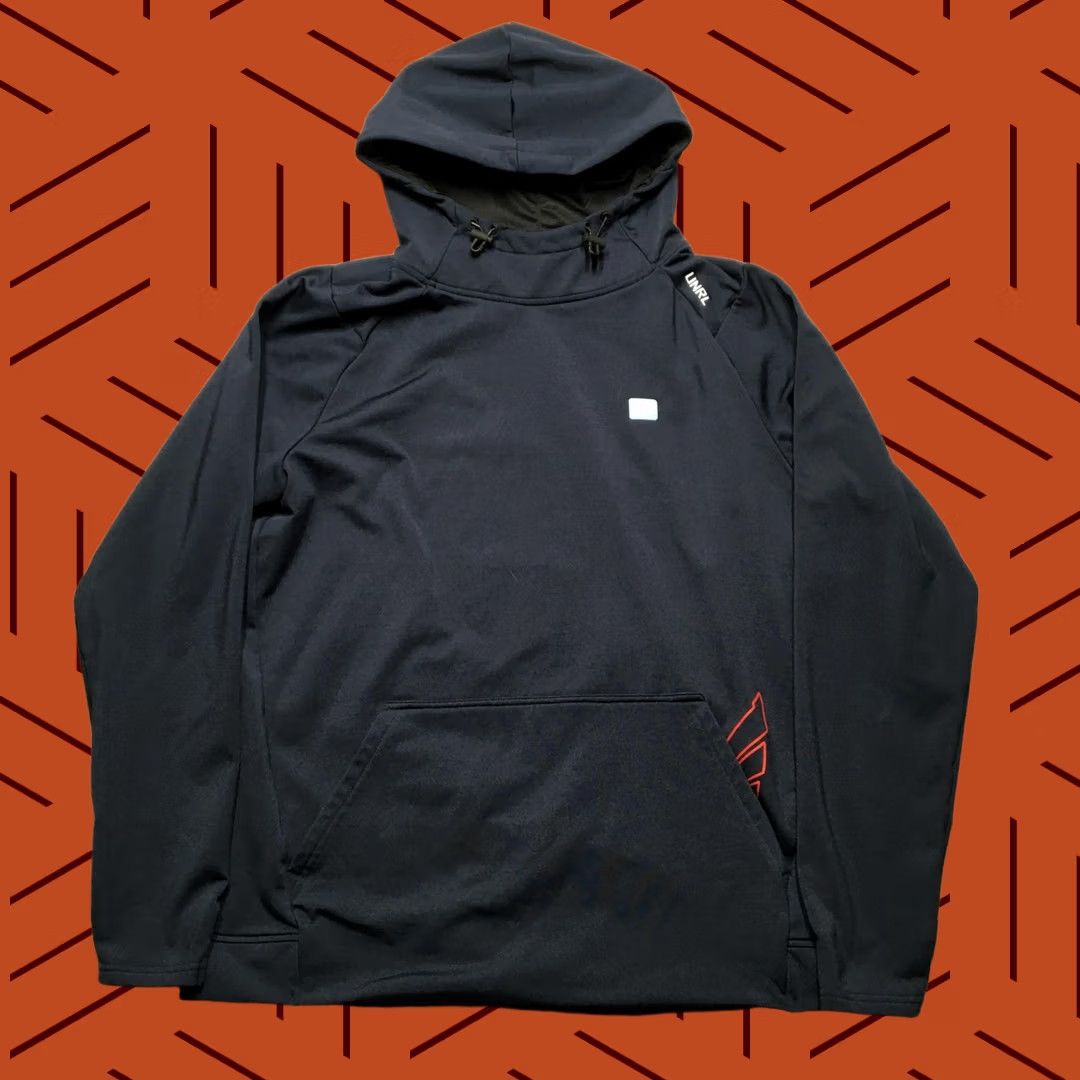 Vintage UNRL Hoodie Mens Medium Navy Blue Freedom Pullover Graphic Print Sports Outdoor Size US M / EU 48-50 / 2 - 1 Thumbnail