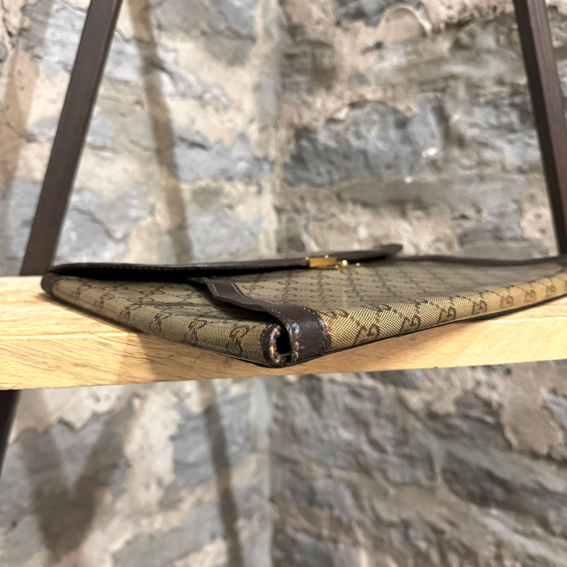 Gucci Gucci Vintage GG Canvas Portfolio Clutch Size ONE SIZE - 8 Thumbnail