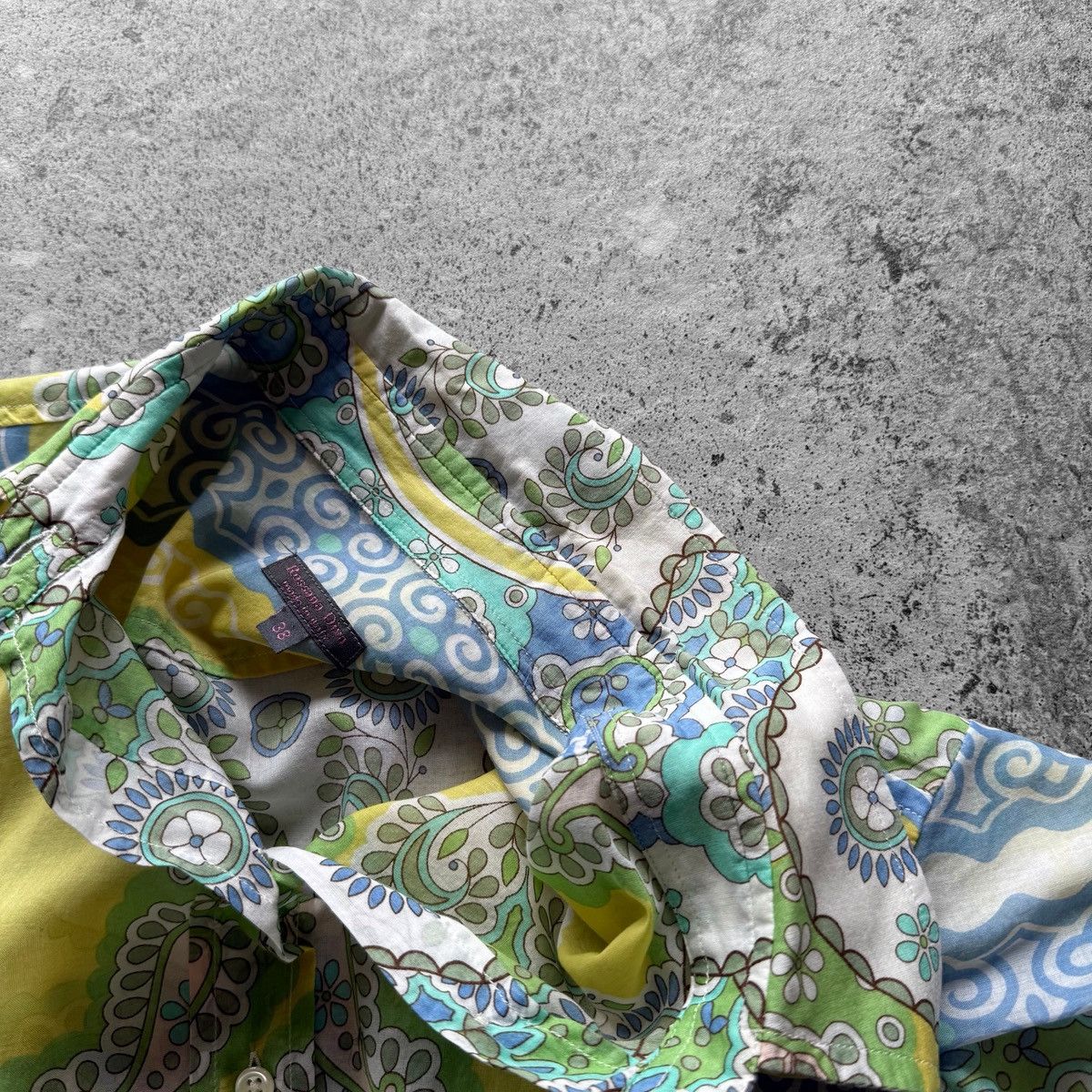 Other Rossana Diva Womens Rare Full Printed Button Up Blouse Shirt Size M / US 6-8 / IT 42-44 - 7 Thumbnail
