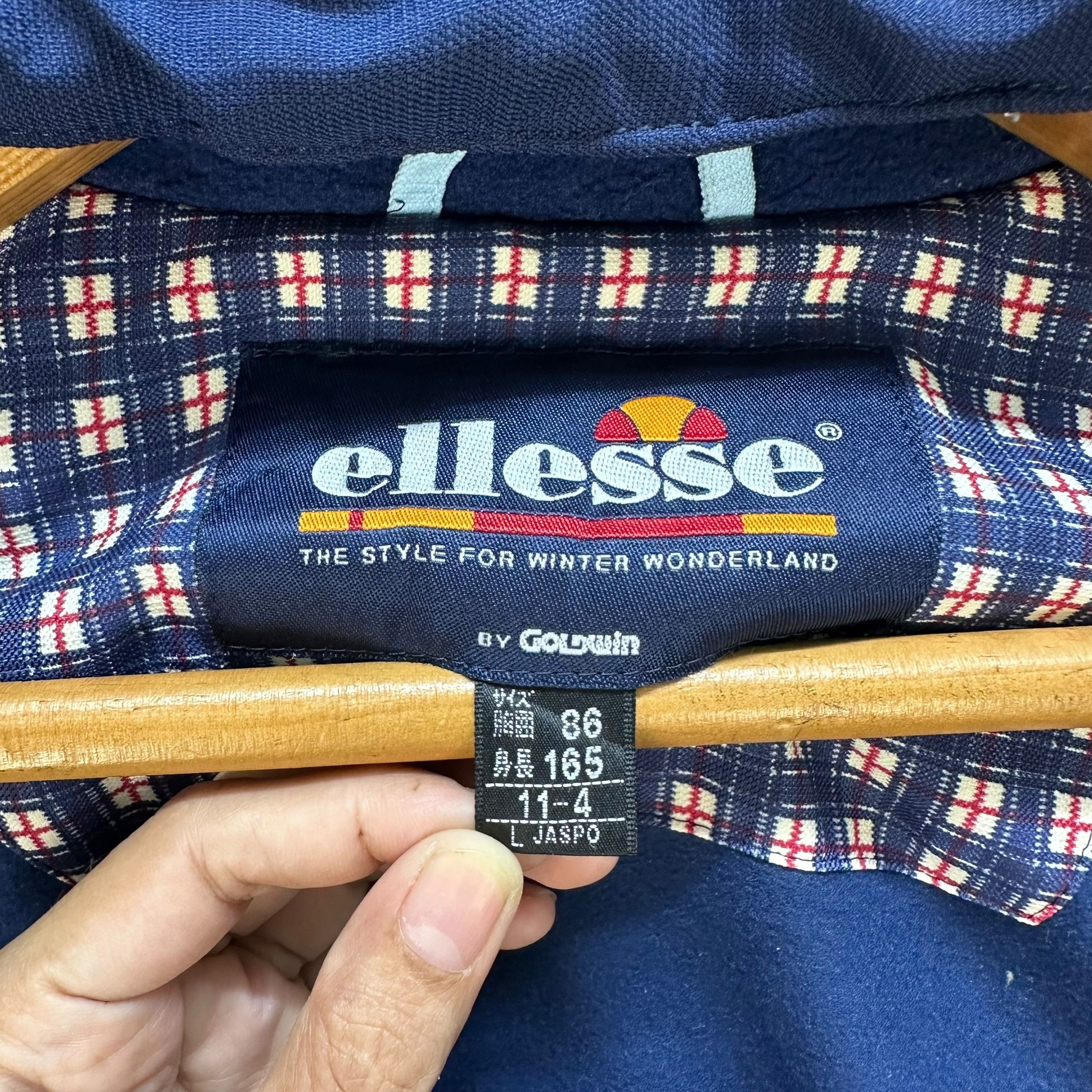 Ellesse Vintage ELLESSE Light Blue Hooded Ski Jacket #A42-0961 Size US L / EU 52-54 / 3 - 10 Thumbnail