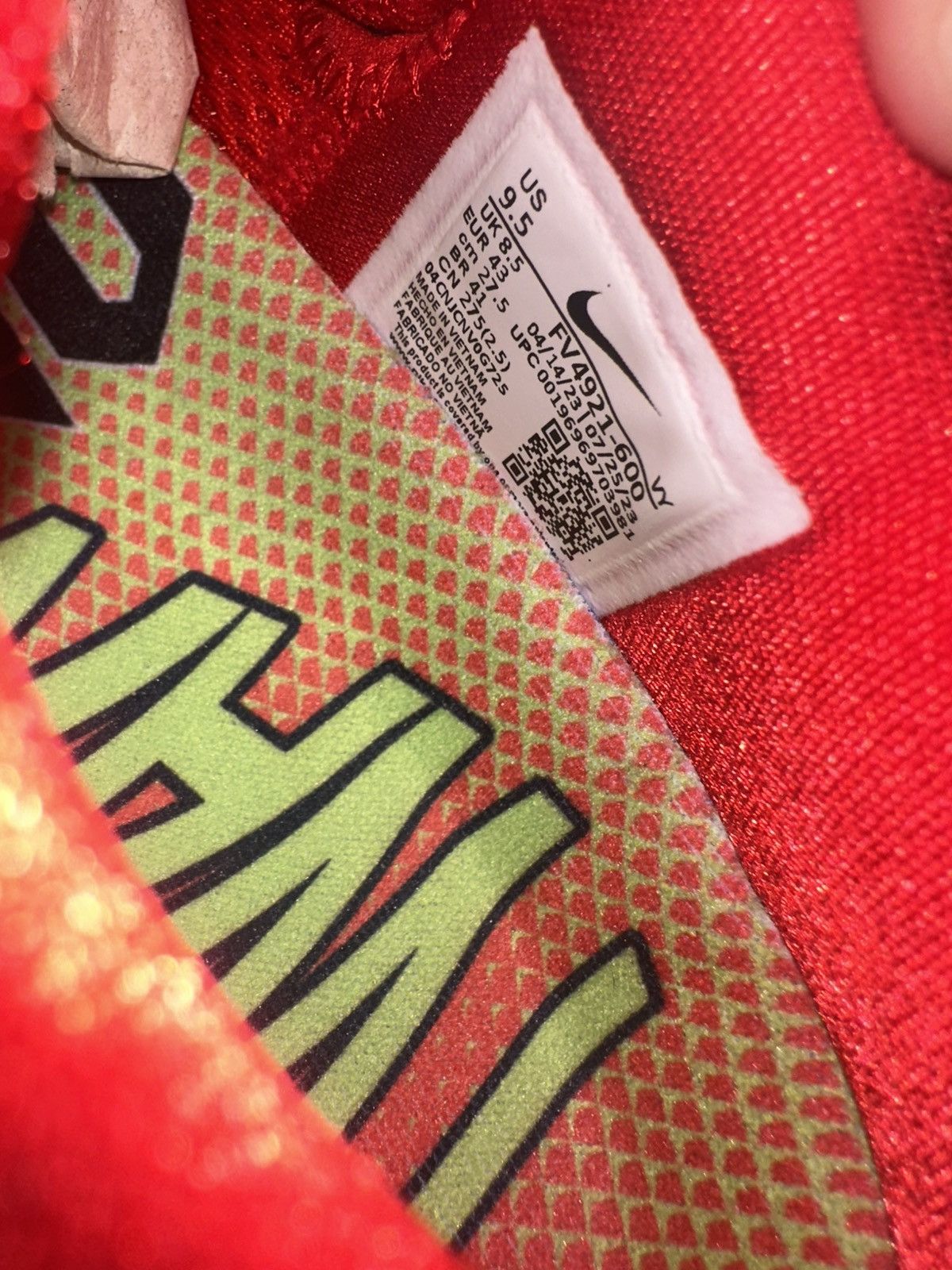 Nike Kobe 6 Protro Reverse Grinch Size US 9.5 / EU 42-43 - 5 Thumbnail