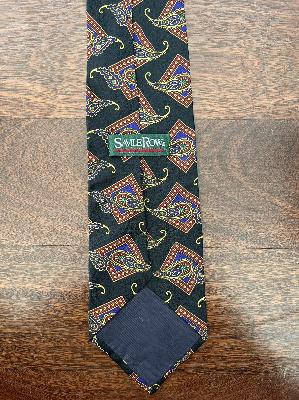 Savile Row Savile Row Paisley Silk Tie Size ONE SIZE - 2 Thumbnail
