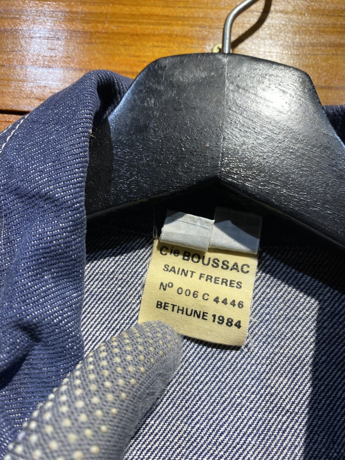 Vintage Vintage 1984 Cie Boussac French Workwear Jacket Indigo Blue Size US M / EU 48-50 / 2 - 10 Thumbnail
