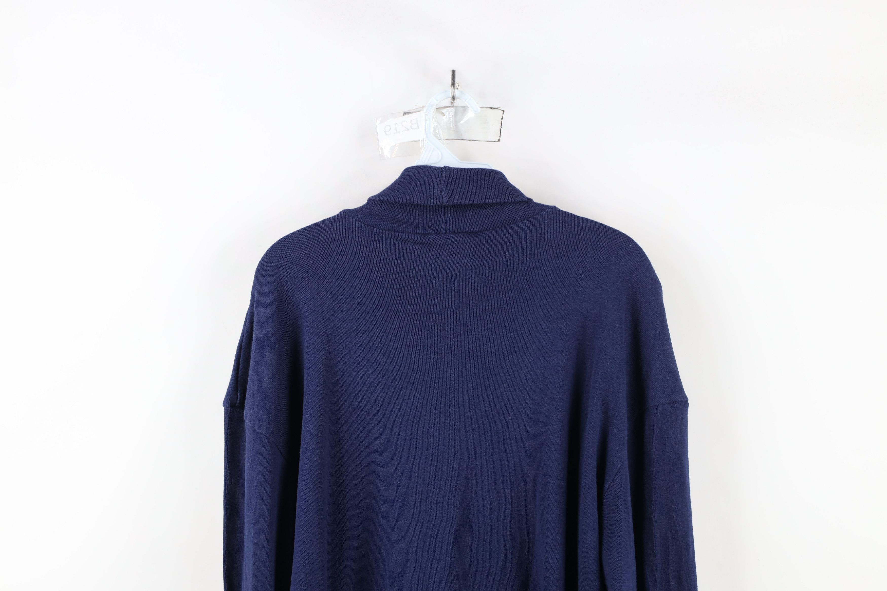 Majestic × Vintage Vintage 90s Majestic Baseball Ribbed Turtleneck T-Shirt USA Size US XXL / EU 58 / 5 - 12 Thumbnail
