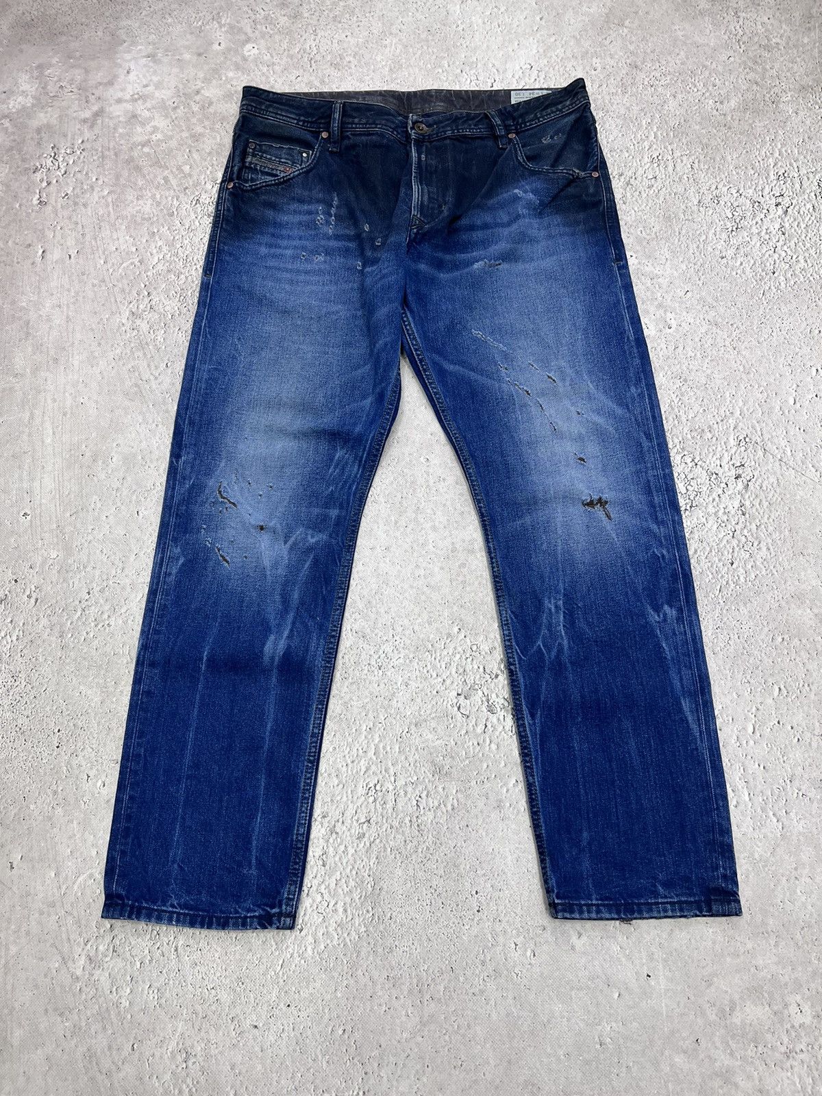 Diesel × Vintage Y2K Vintage Diesel Jeans Denim Washed CARGO Pants Size US 34 / EU 50 - 1 Thumbnail