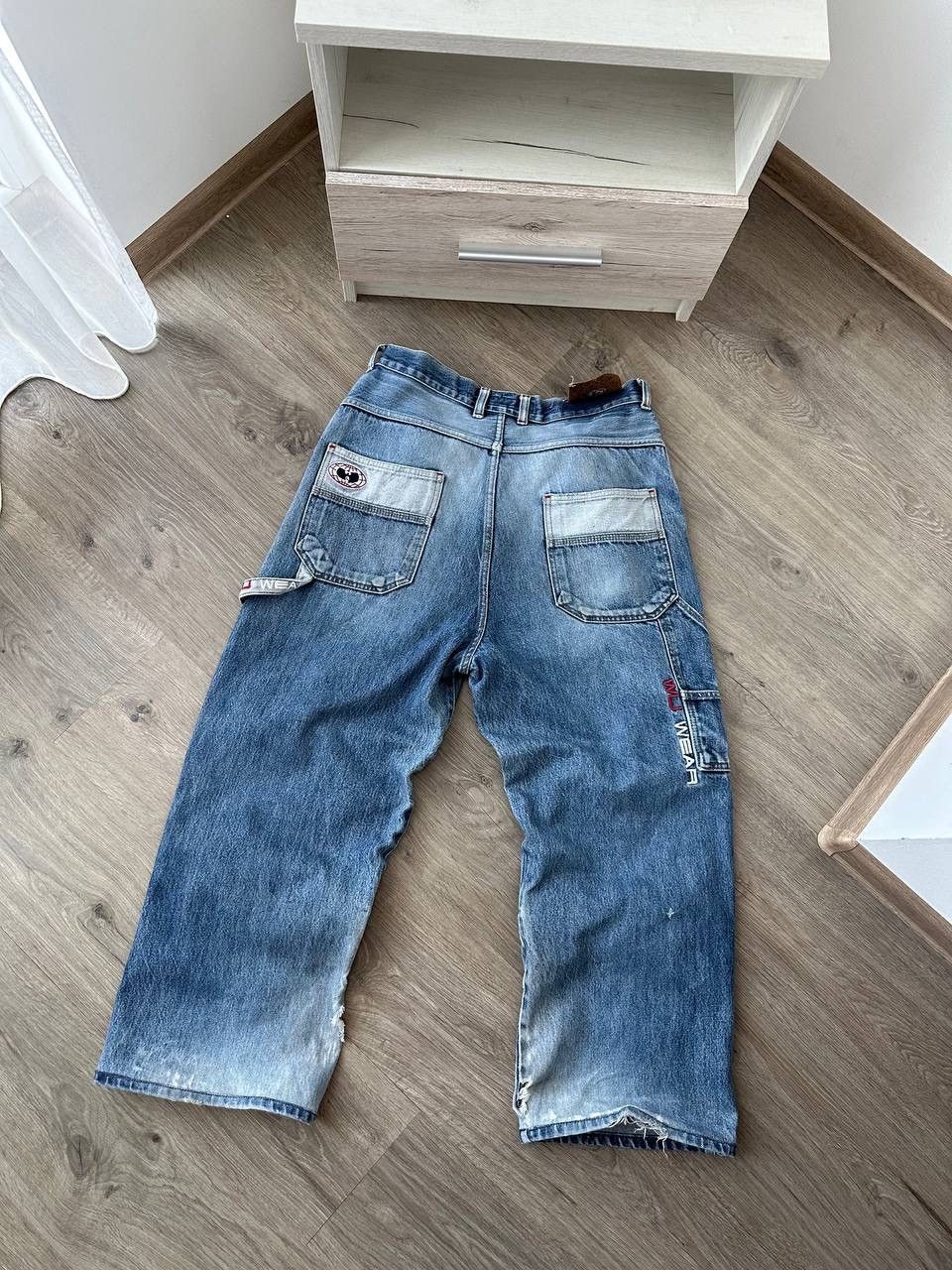 Japanese Brand × Vintage × Wu-Tang Clan Vintage Wu-Wear Denim Wu-Tang Baggy Japanese Pants Size US 32 / EU 48 - 15 Thumbnail