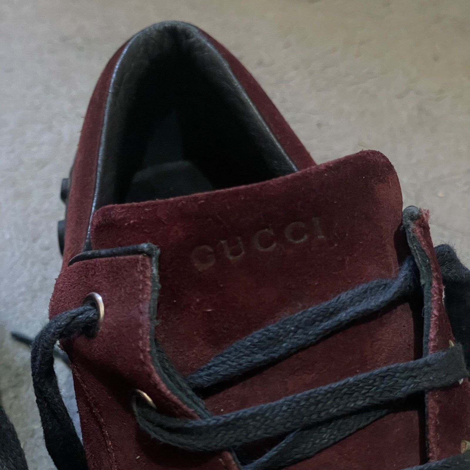 Gucci Gucci Sneakers Low-Top Trainers logo shoes suede leather Size US 7.5 / EU 40-41 - 4 Thumbnail