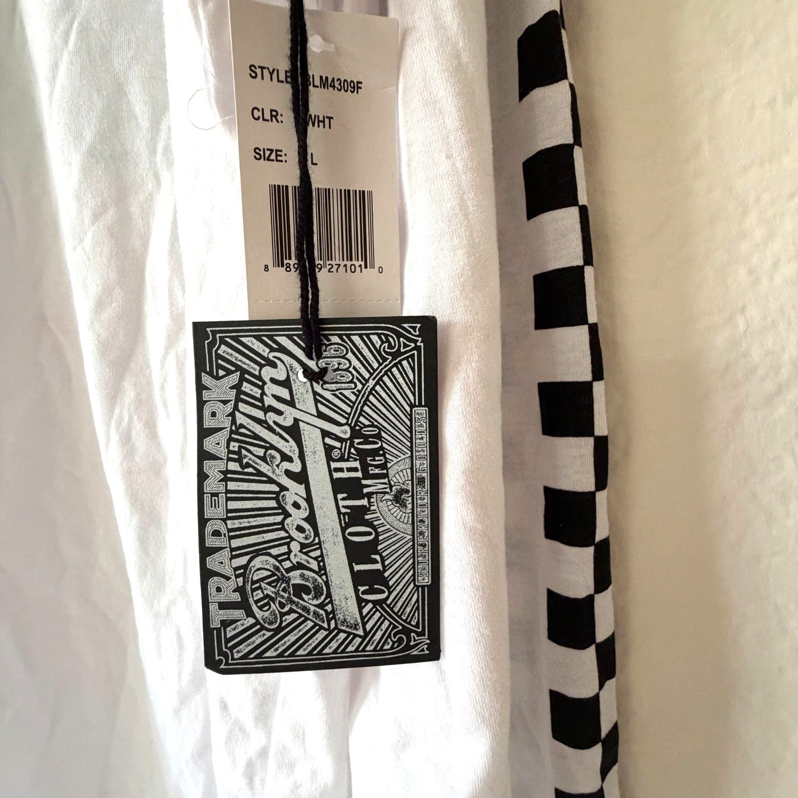 Brooklyn Cloth Brooklyn Cloth Cotton Graphic Long Sleeve Tee L White Size US L / EU 52-54 / 3 - 4 Thumbnail