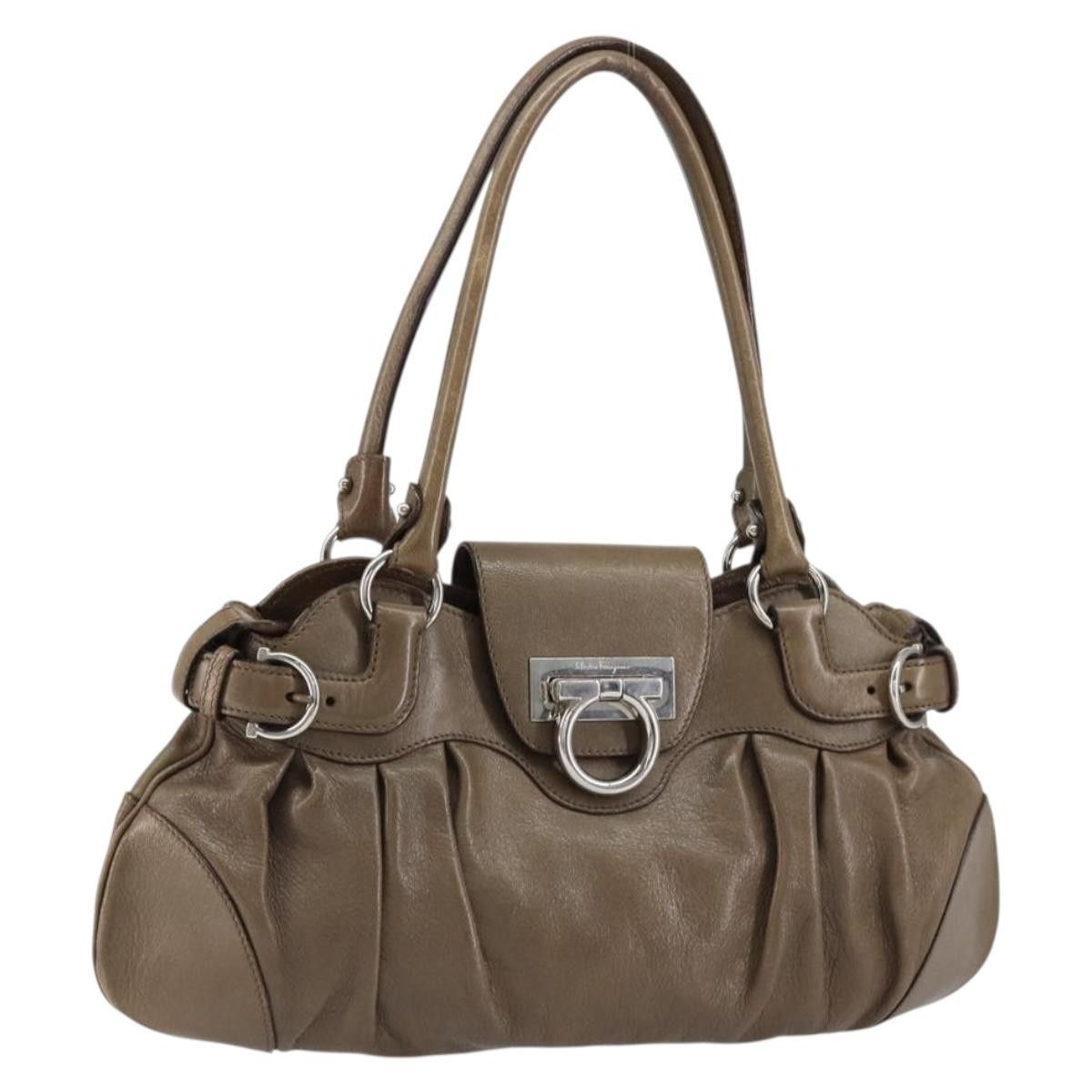 Salvatore Ferragamo Salvatore Ferragamo Gancini handbag Leather Size ONE SIZE - 1 Thumbnail