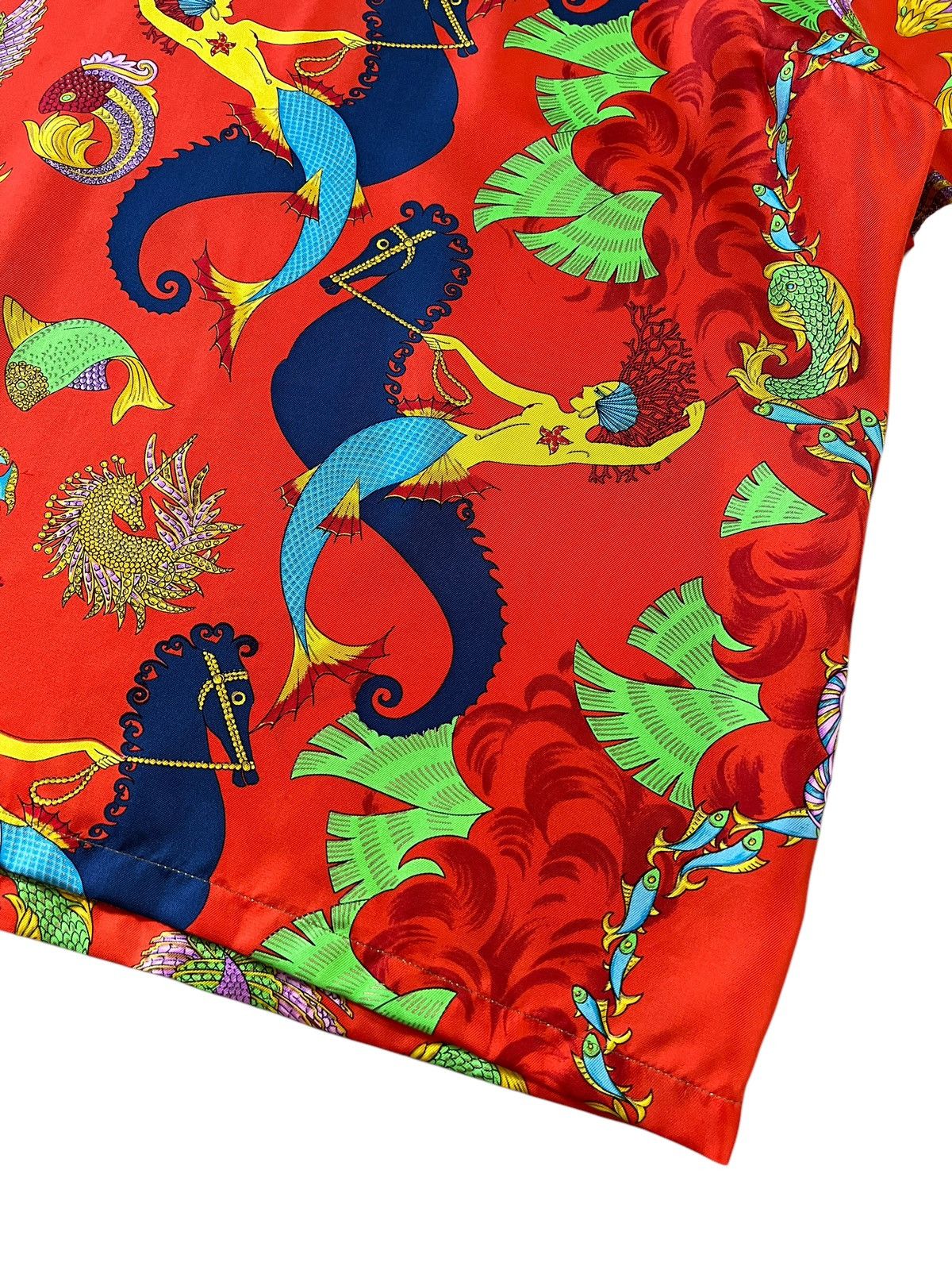 Versace × Vintage Vintage Gianni Versace Versatile Couture Silk Tops Size L / US 10 / IT 46 - 7 Thumbnail