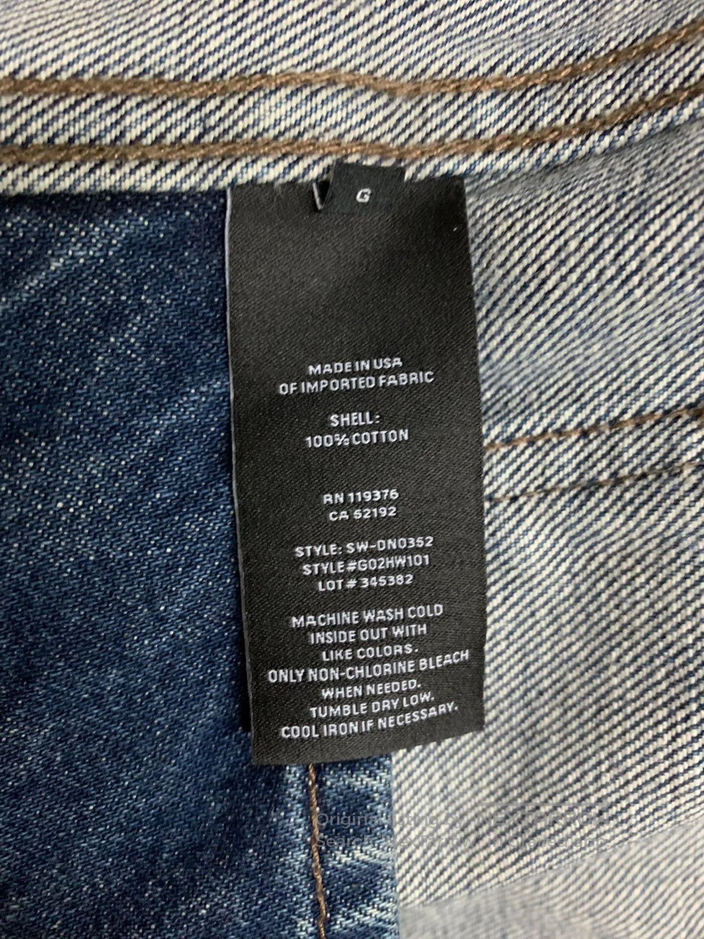 Helmut Lang Helmut Lang Classic Denim Jacket. Size US L / EU 52-54 / 3 - 4 Thumbnail