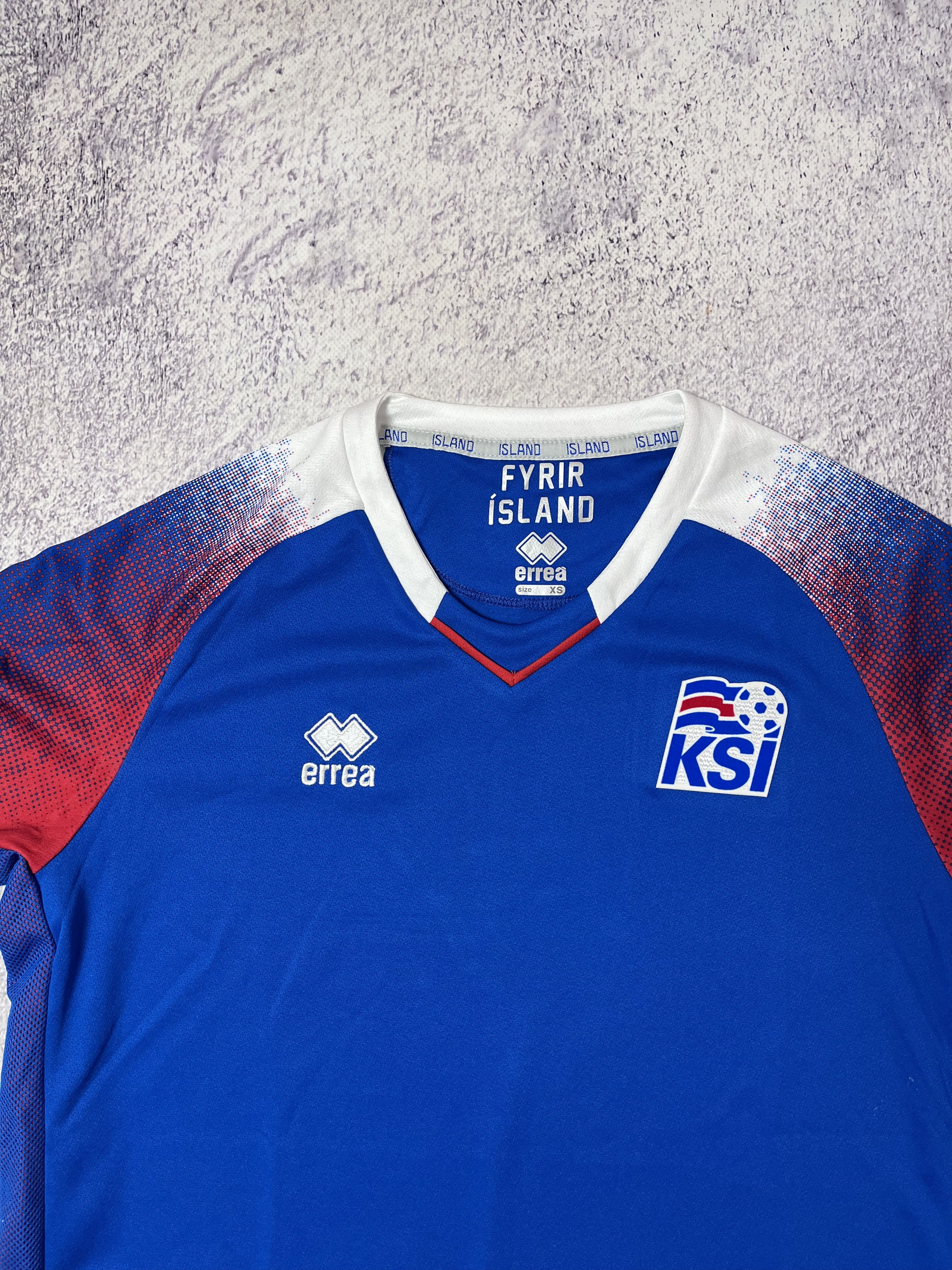 Errea Men soccer jersey Iseland KSI size Xs errea sport Size US XS / EU 42 / 0 - 6 Thumbnail