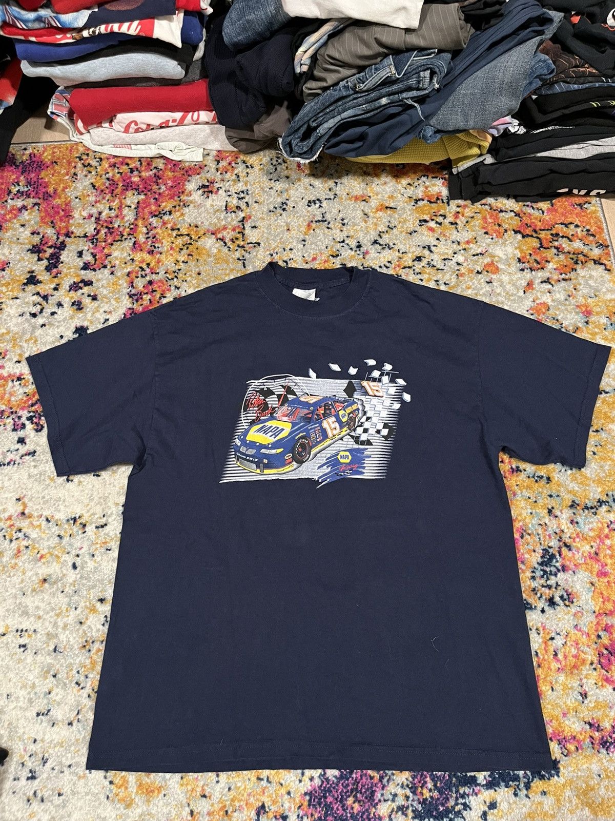 Vintage Vintage Nascar Shirt XL Size US XL / EU 56 / 4 - 2 Thumbnail