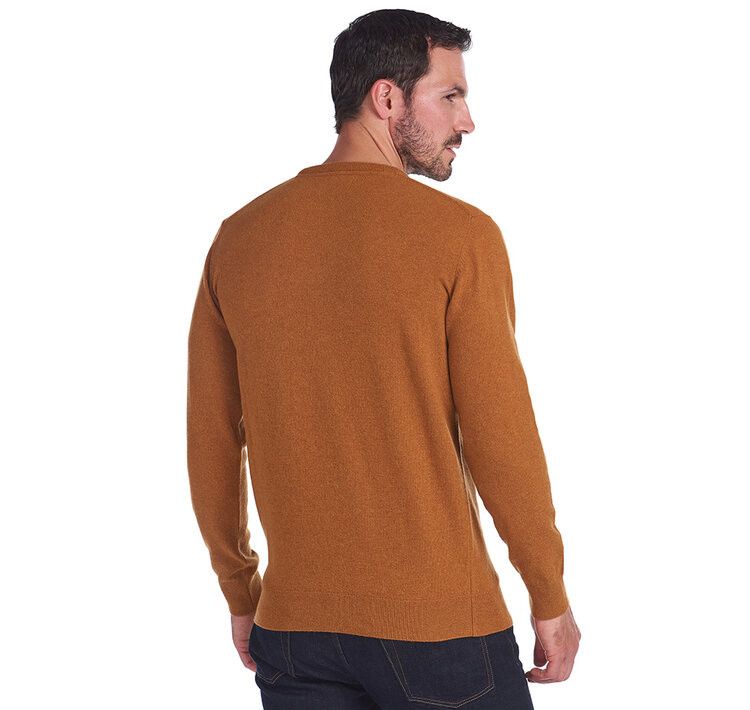 Barbour o1y1224 Logo Crewneck Sweater in Camel Size US S / EU 44-46 / 1 - 4 Thumbnail