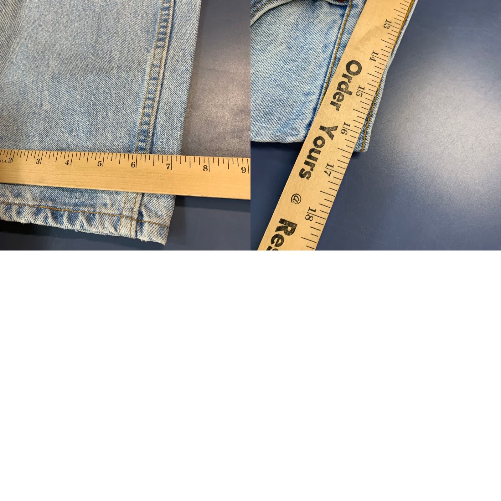 Levi's VINTAGE Levi's 550 Denim Jeans Men 32x29 90s Blue Relaxed Tapered USA Denim Jeans Men 32 Relaxed 90s Blue Levi's 550 Vintage USA Pants Size US 32 / EU 48 - 9 Thumbnail