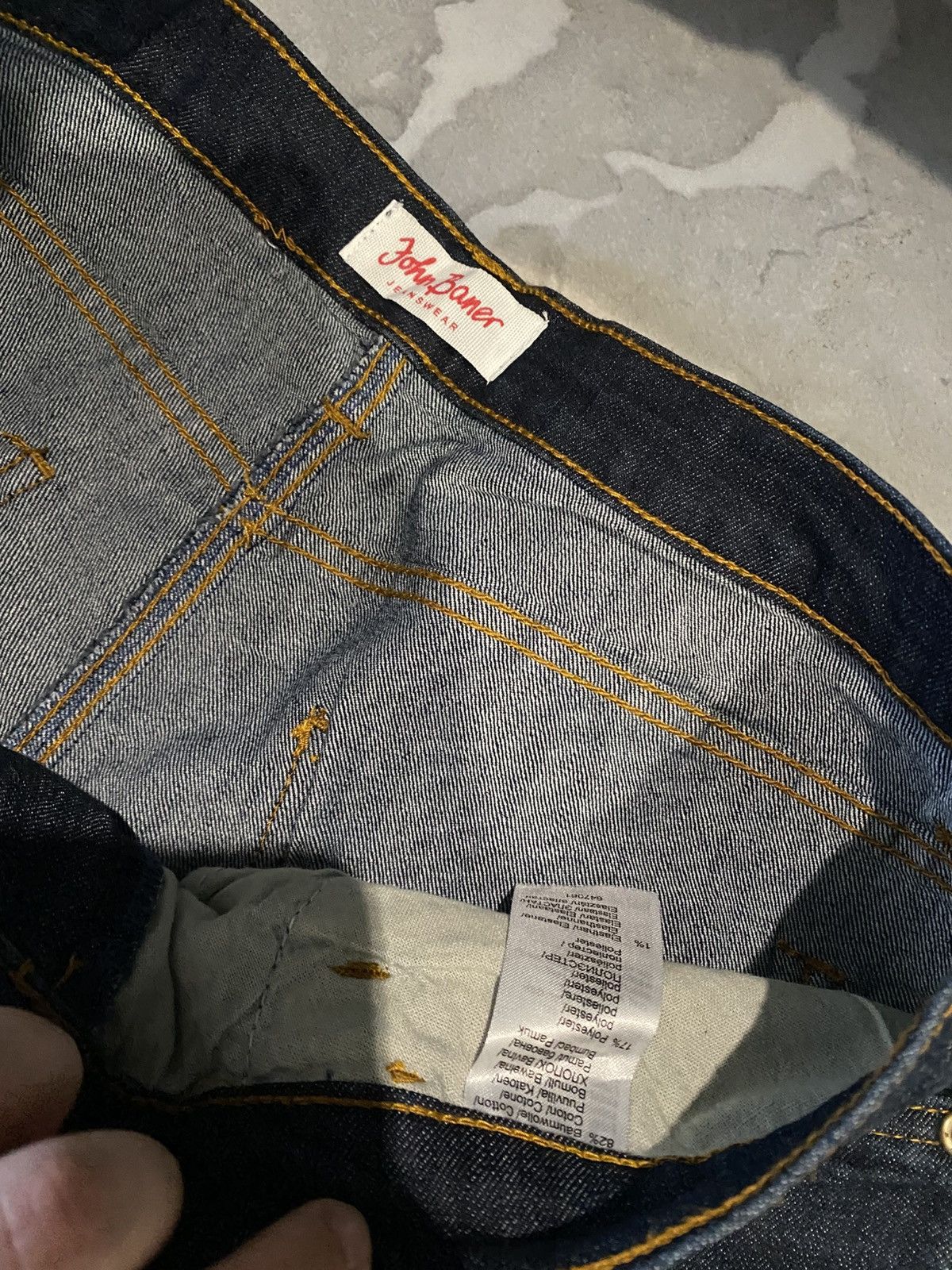 Vintage Underground Washed Flared Denim Uneven Fade Raw Look Size US 31 - 6 Thumbnail