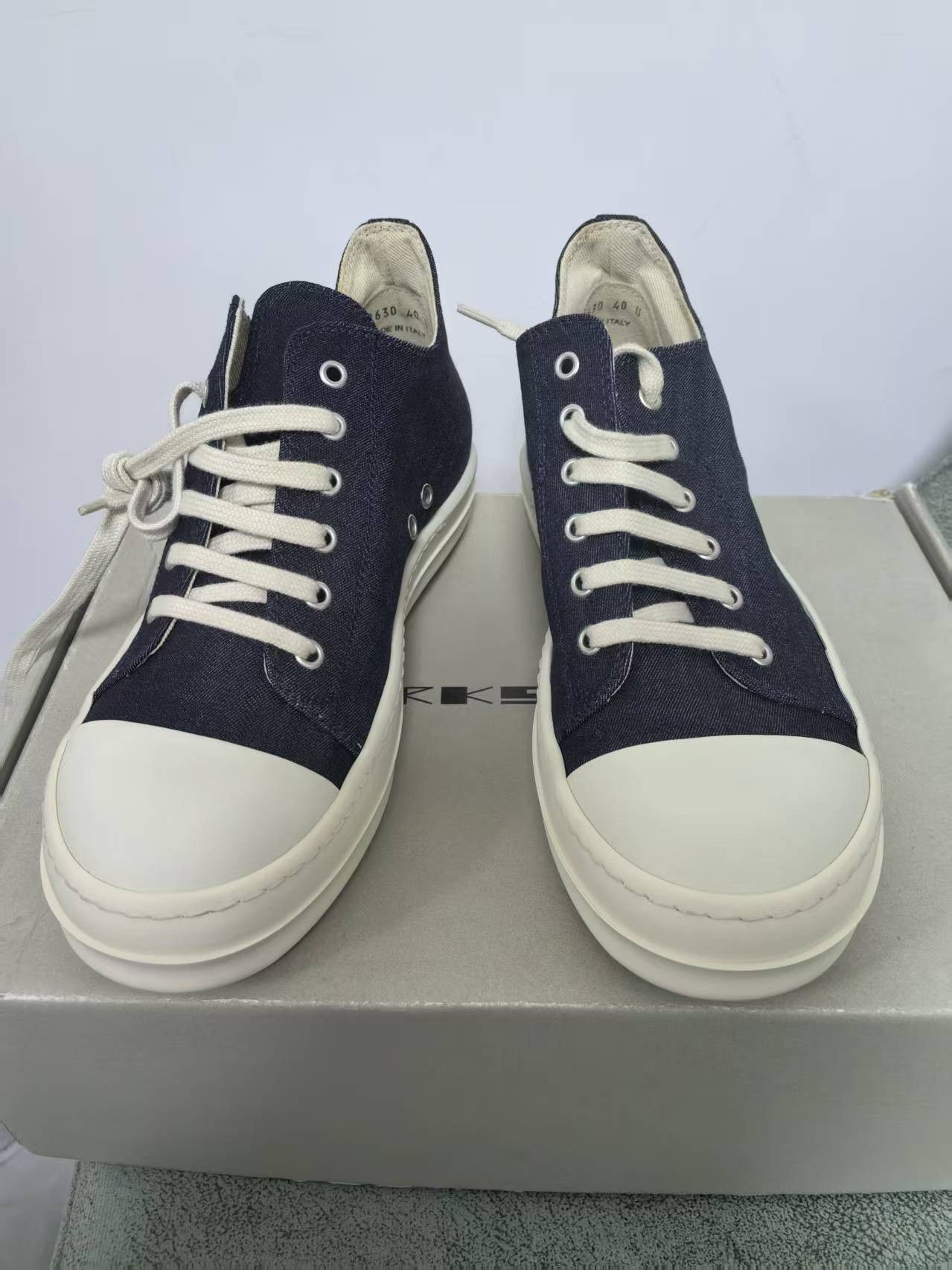 Rick Owens Rick Owens Low-Top Sneakers Size US 7 / EU 40 - 1 Thumbnail
