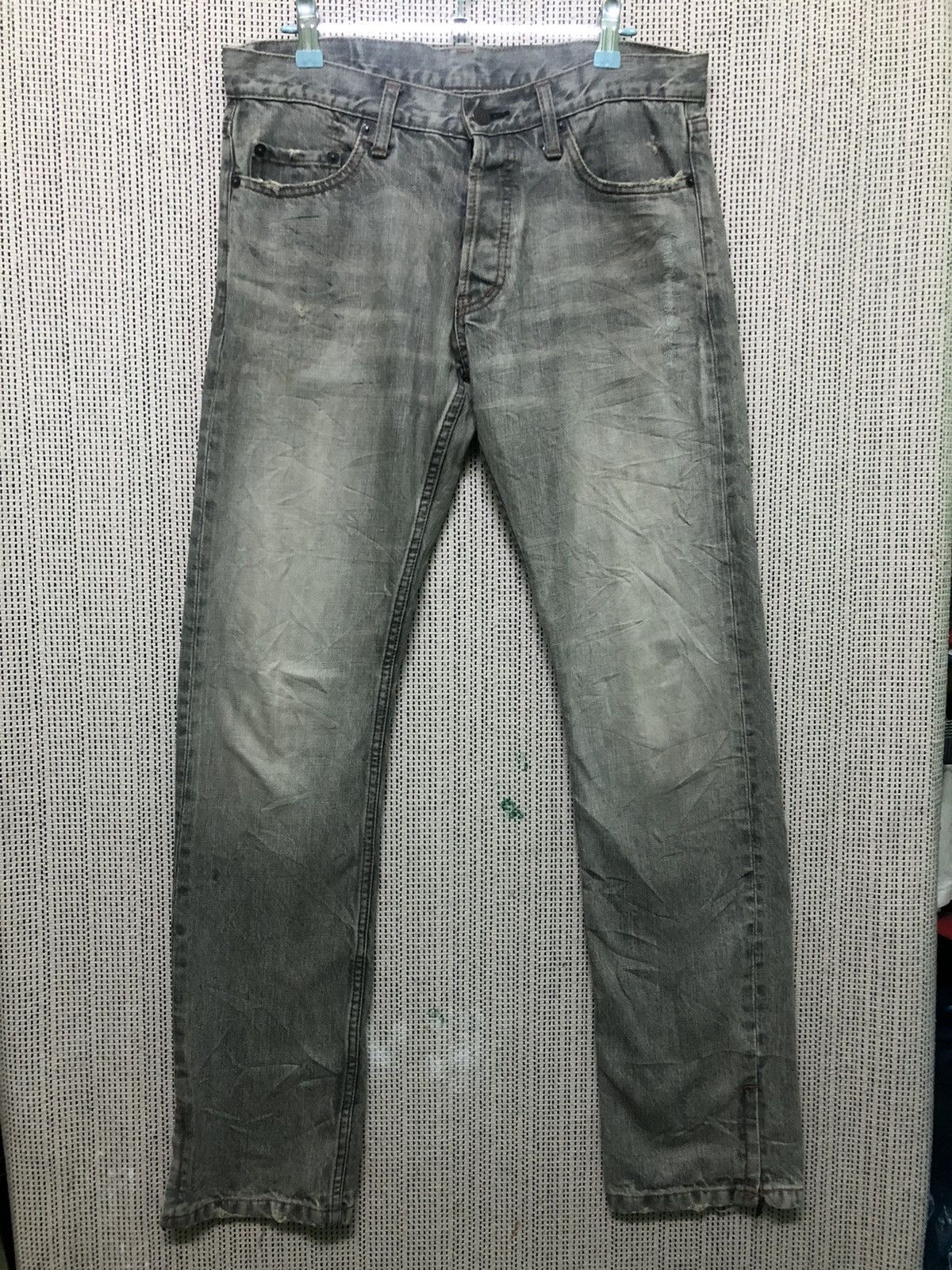 Hysteric Glamour The Hysteric XXX Hysteric Glamour Distressed Grey Denim Jean Size US 32 / EU 48 - 1 Thumbnail