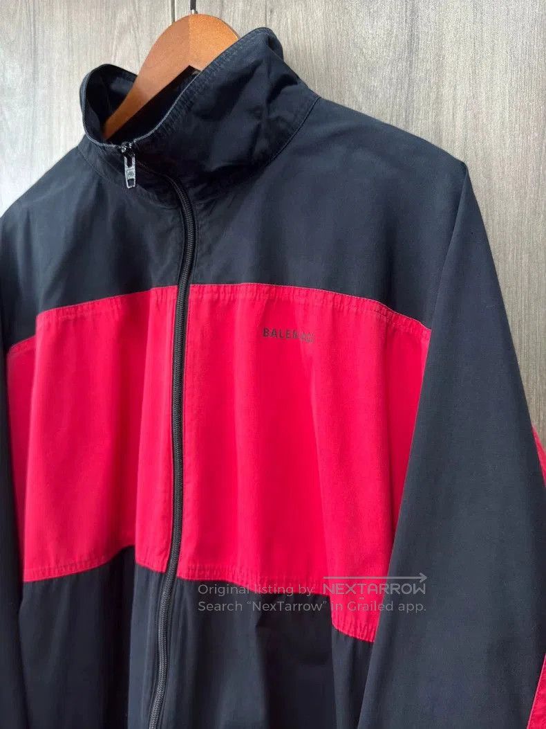 Balenciaga Balenciaga Black Red Embroidered Jacket. Size US M / EU 48-50 / 2 - 3 Thumbnail