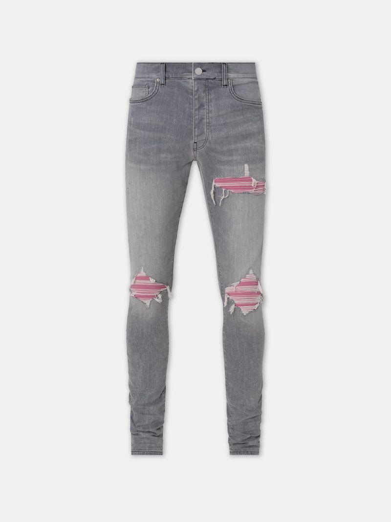 Amiri oc11z0526 Ultrasuede MX1 Jeans in Concrete in Grey Size US 32 / EU 48 - 1 Thumbnail