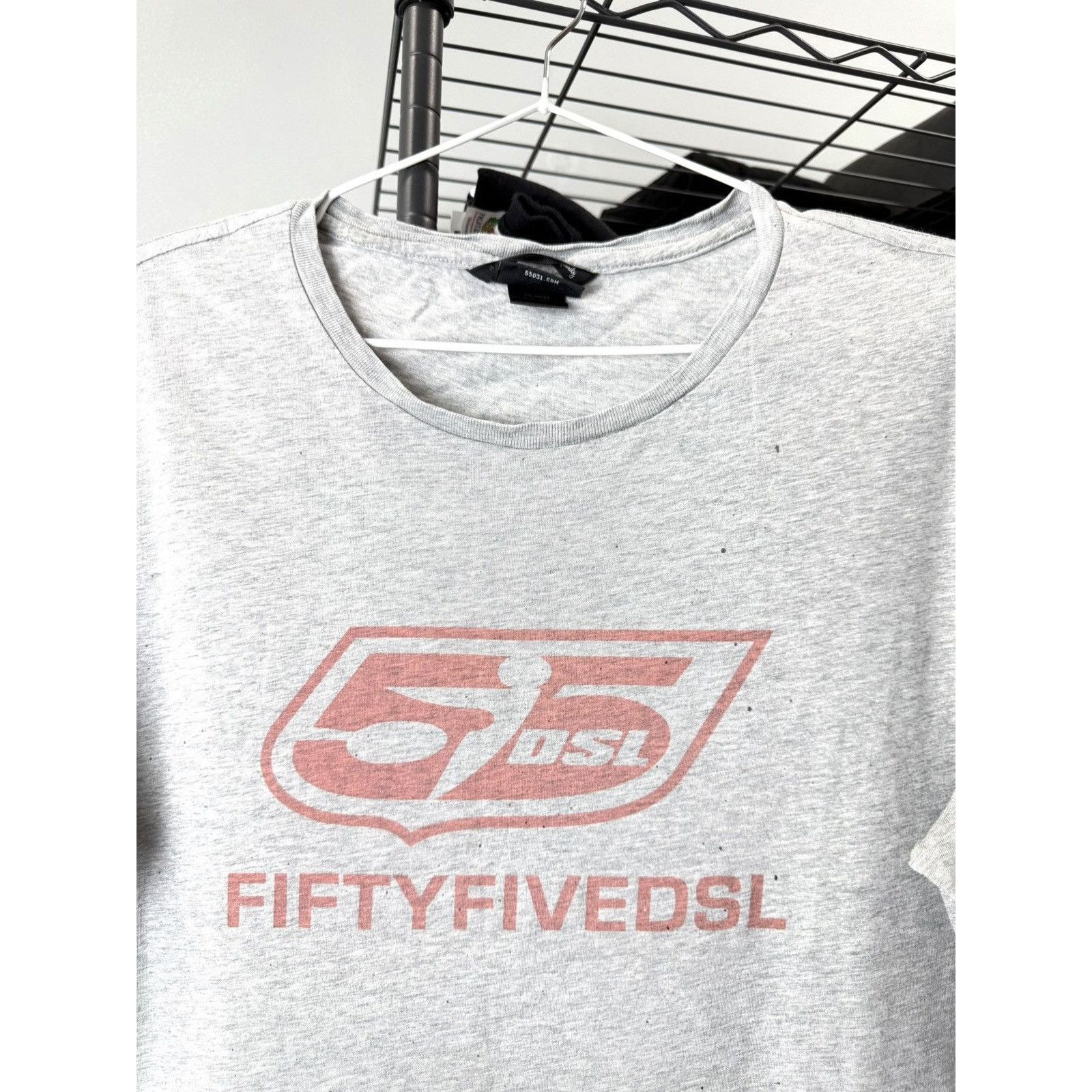 55DSL Vintage 55DSL Distressed Diesel T Shirt Size US L / EU 52-54 / 3 - 2 Thumbnail