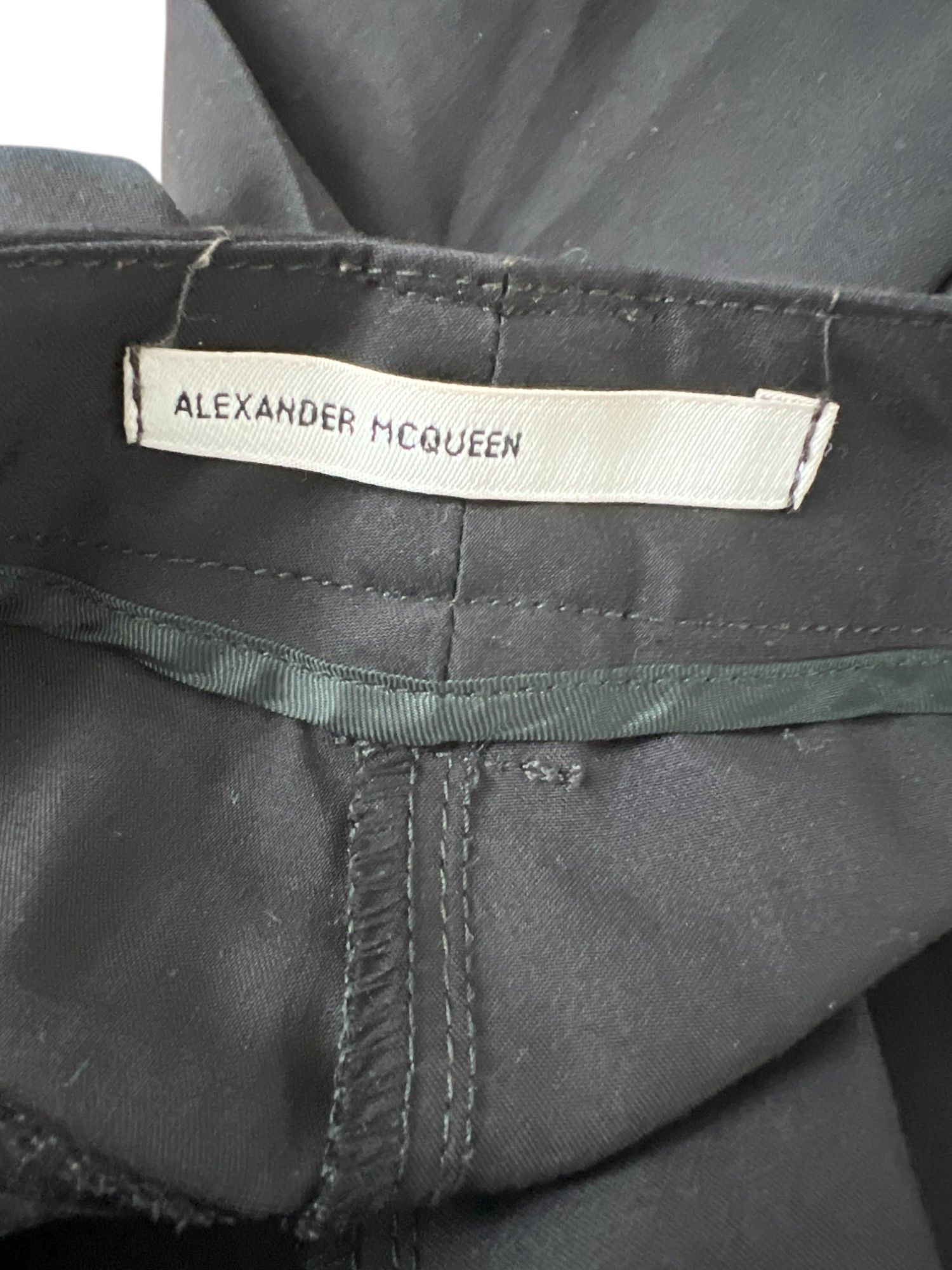 Alexander McQueen Glittered Flower black Pants from 90's Size 32" / US 10 / IT 46 - 5 Thumbnail