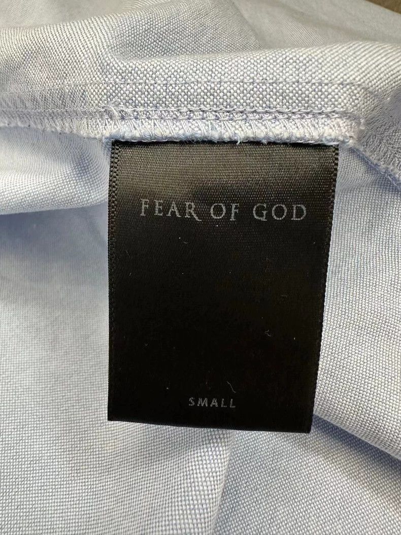 Fear of God Fear of God Oxford cloth light blue shirt Size US S / EU 44-46 / 1 - 4 Thumbnail