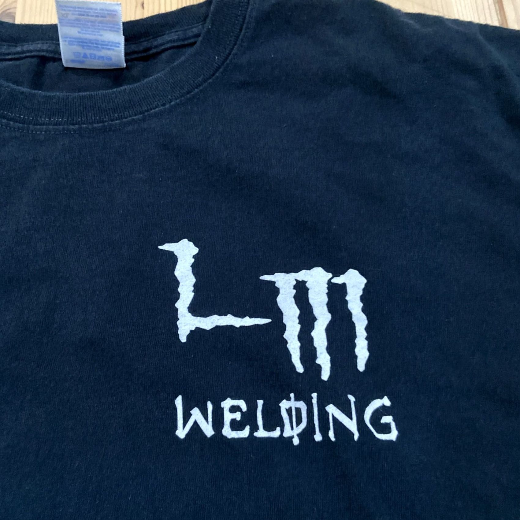 Gildan Monster Energy Graphic Flames Welding Shirt Black XL T-Shirt Size US XL / EU 56 / 4 - 6 Thumbnail