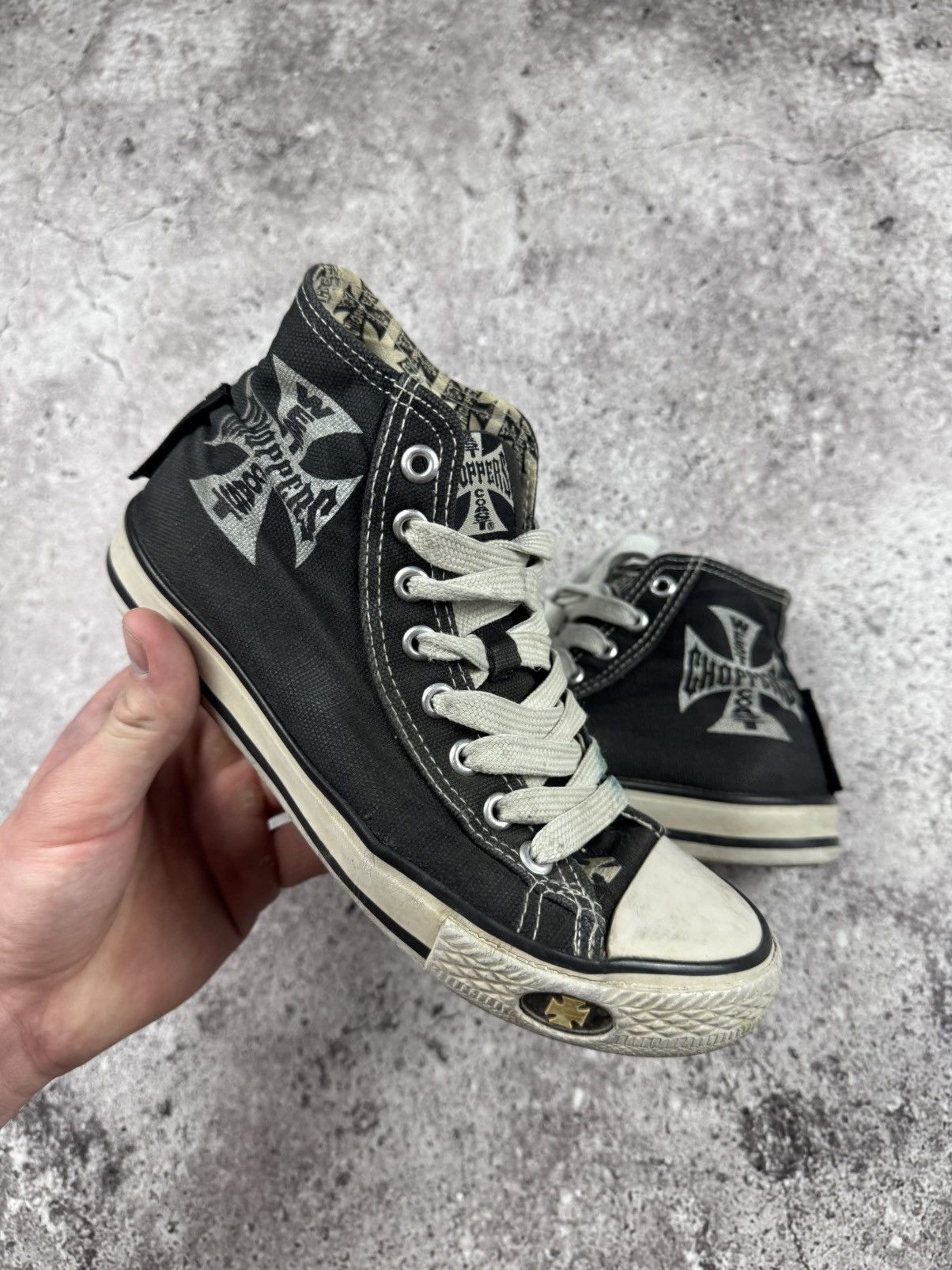 West Coast Choppers Vintage West Coast Choppers Sneakers Shoes y2k 90s Size 36 Size US 4 / IT 34 - 4 Thumbnail