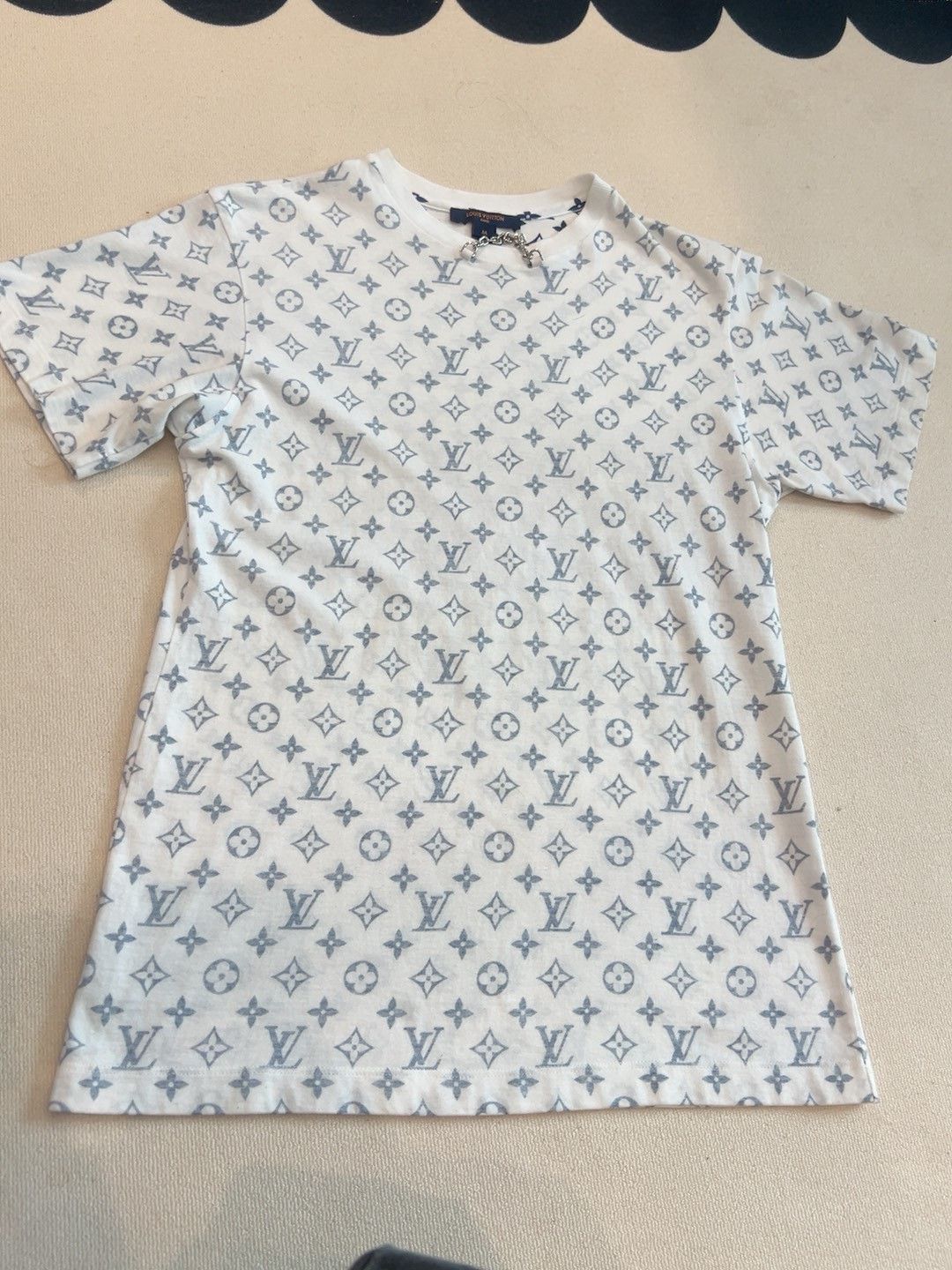 Louis Vuitton Louis Vuitton White Monogram Short-Sleeve T-Shirt Size US M / EU 48-50 / 2 - 1 Thumbnail