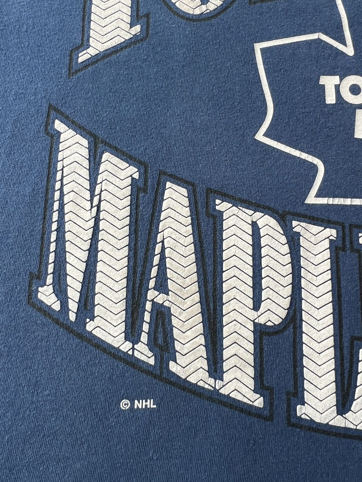 NHL Vintage 90s Toronto Maple Leafs NHL Starter Blue T-shirt Size US M / EU 48-50 / 2 - 6 Thumbnail