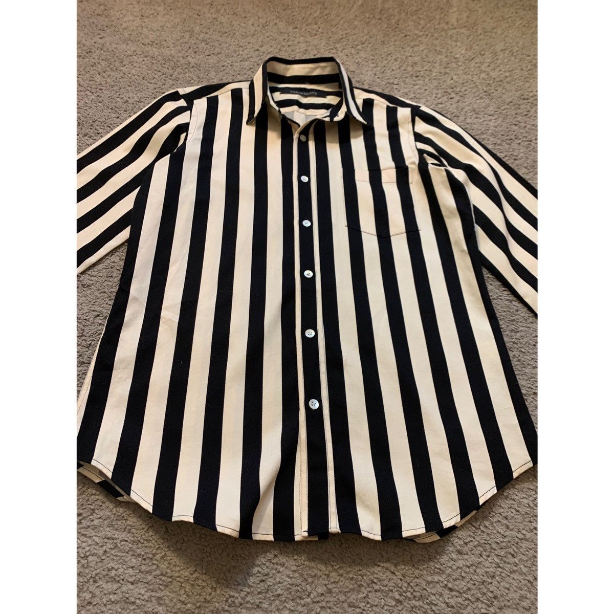 Timo Weiland TIMO WEILAND STRIP SHIRT Size US S / EU 44-46 / 1 - 5 Thumbnail