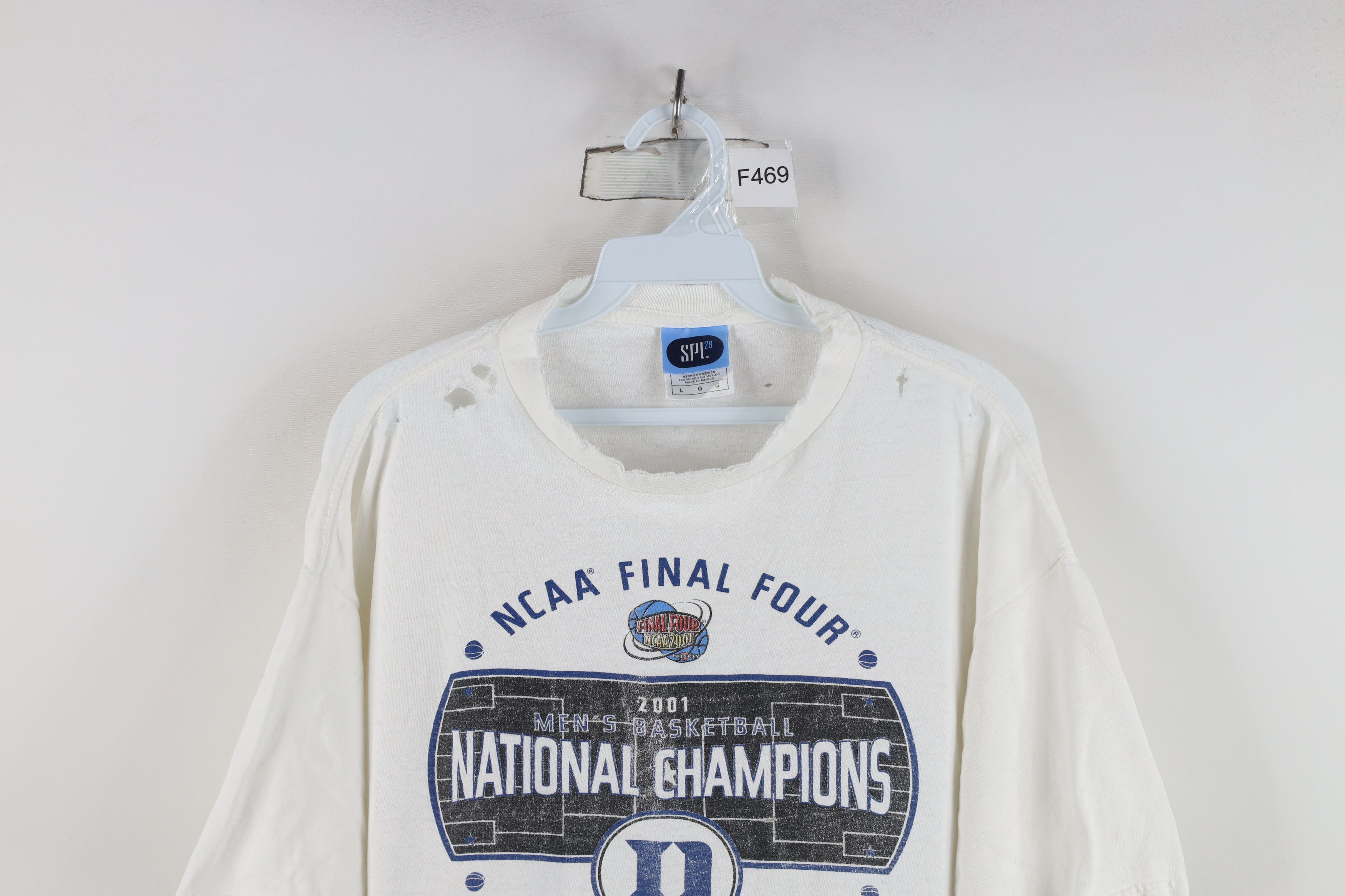 Vintage Vintage Y2K 2001 Final Four University Basketball T-Shirt Size US L / EU 52-54 / 3 - 2 Thumbnail