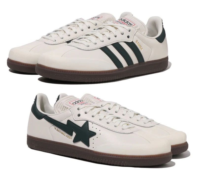 Bape Bape Adidas Samba Size ONE SIZE - 1 Thumbnail